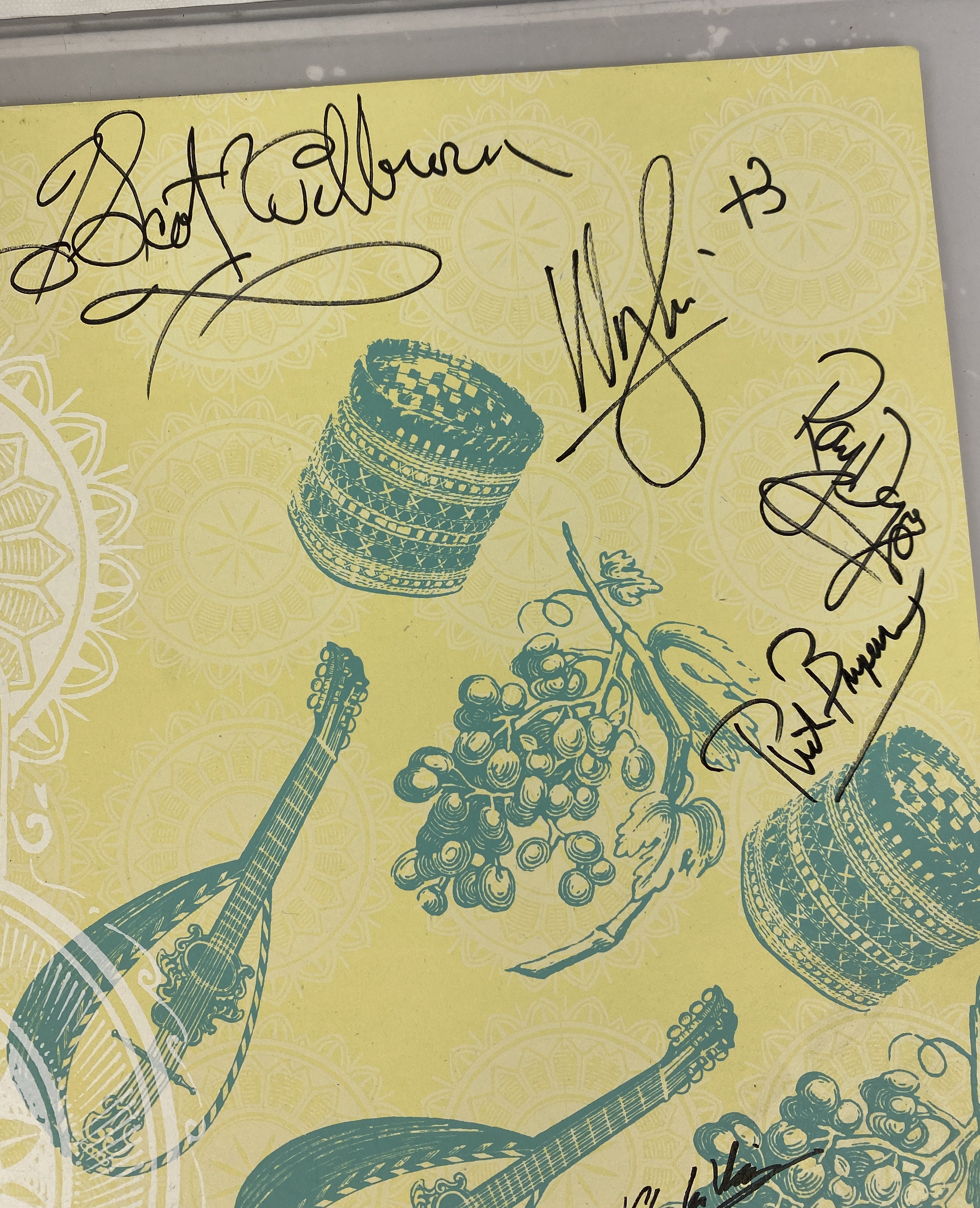 2008 MSU Museum Folk Festival Poster Go Green Ephemera *Signed*