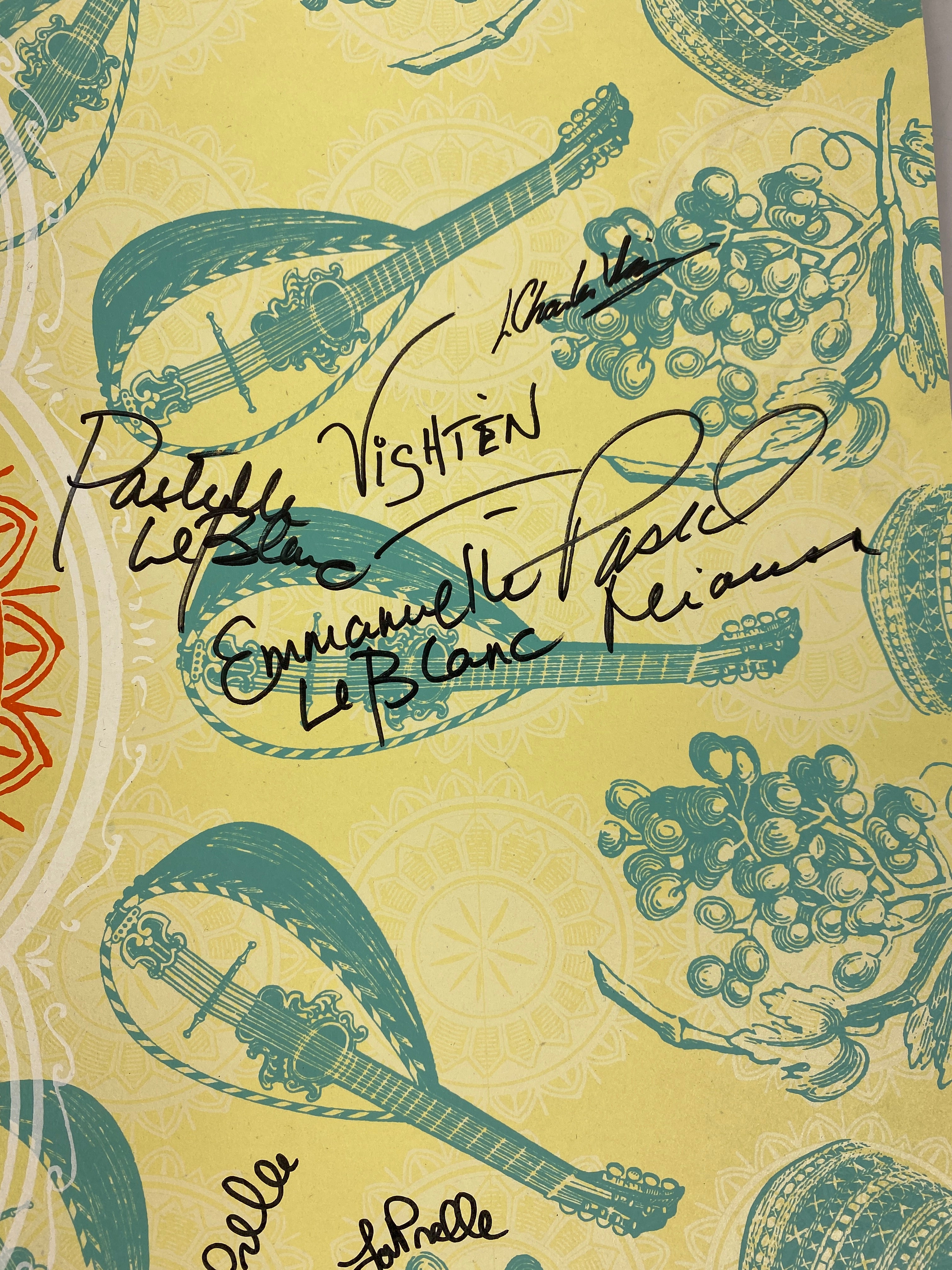 2008 MSU Museum Folk Festival Poster Go Green Ephemera *Signed*