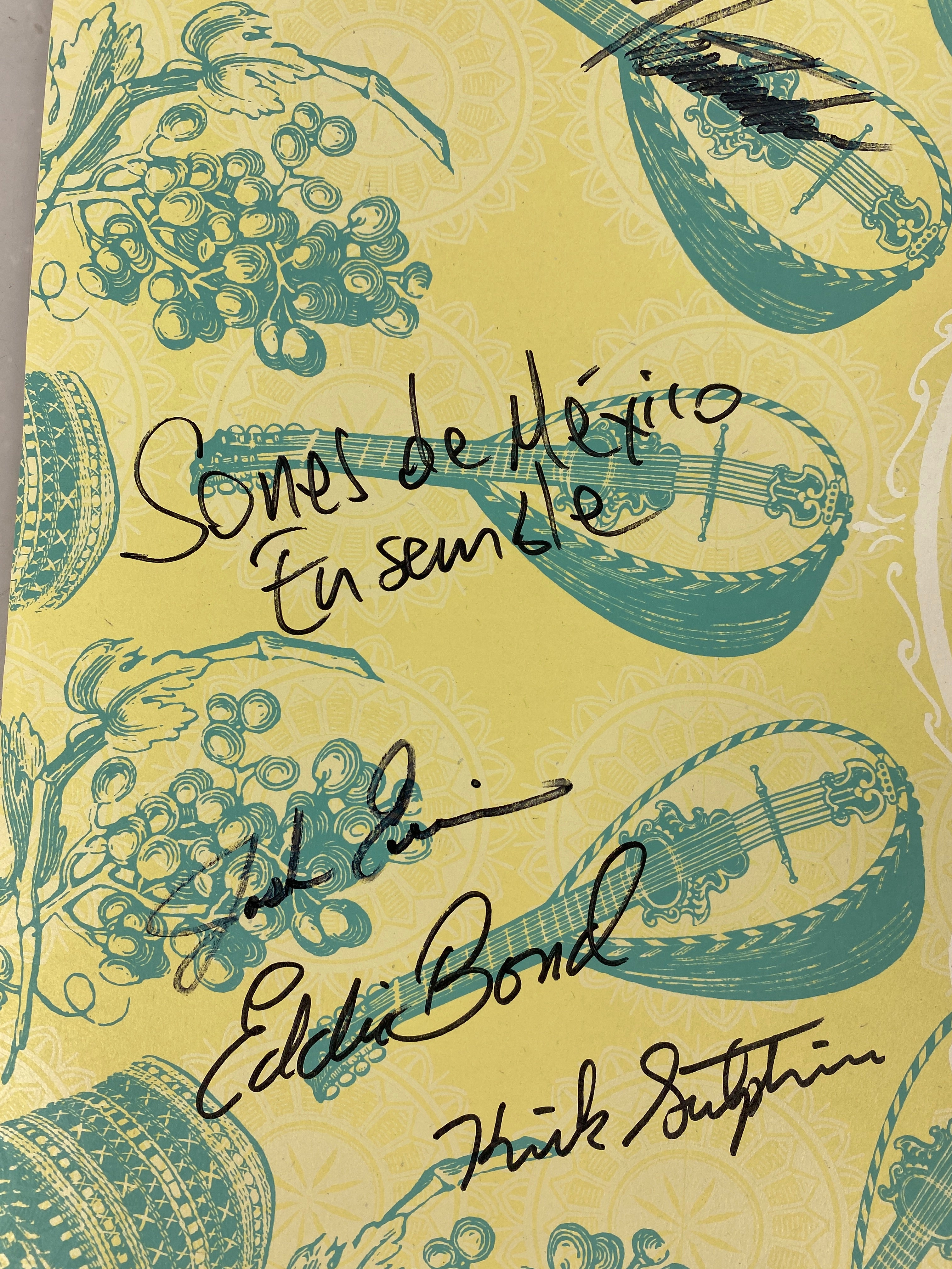 2008 MSU Museum Folk Festival Poster Go Green Ephemera *Signed*