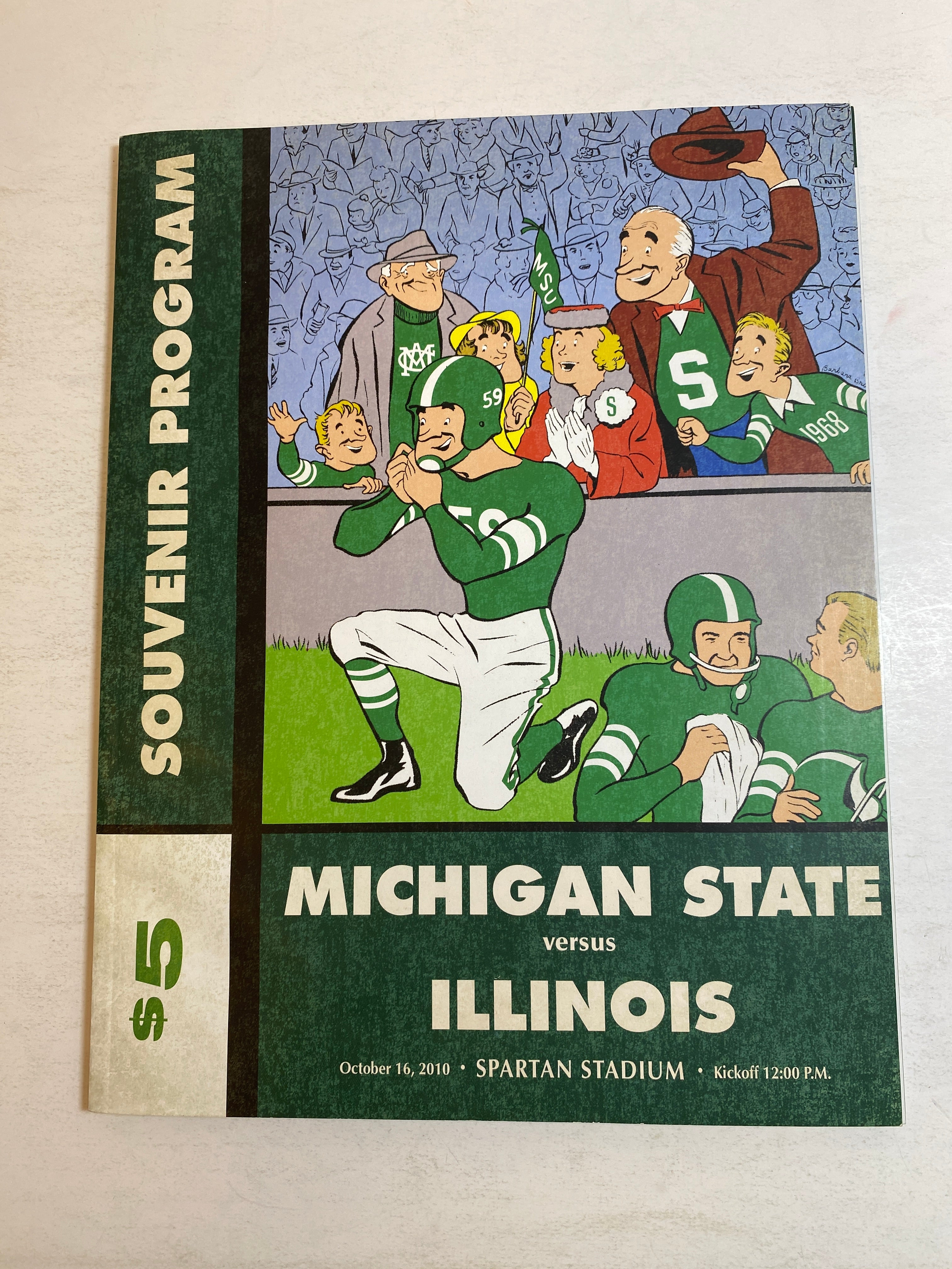 2010 Michigan State vs Illinois Football Program
