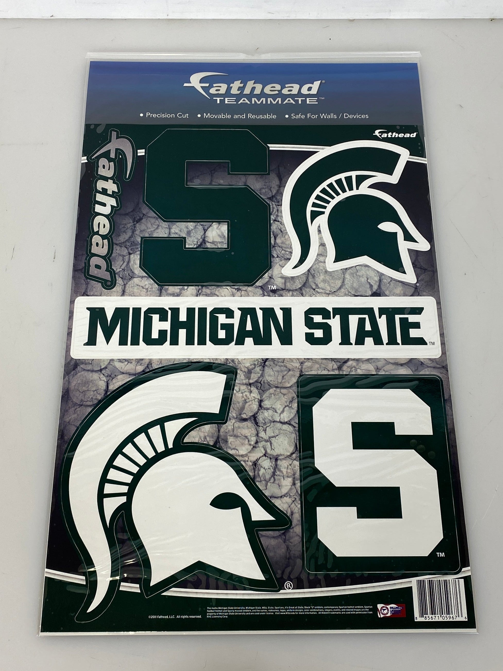2011 MSU Fathead Wall Sticker Pack
