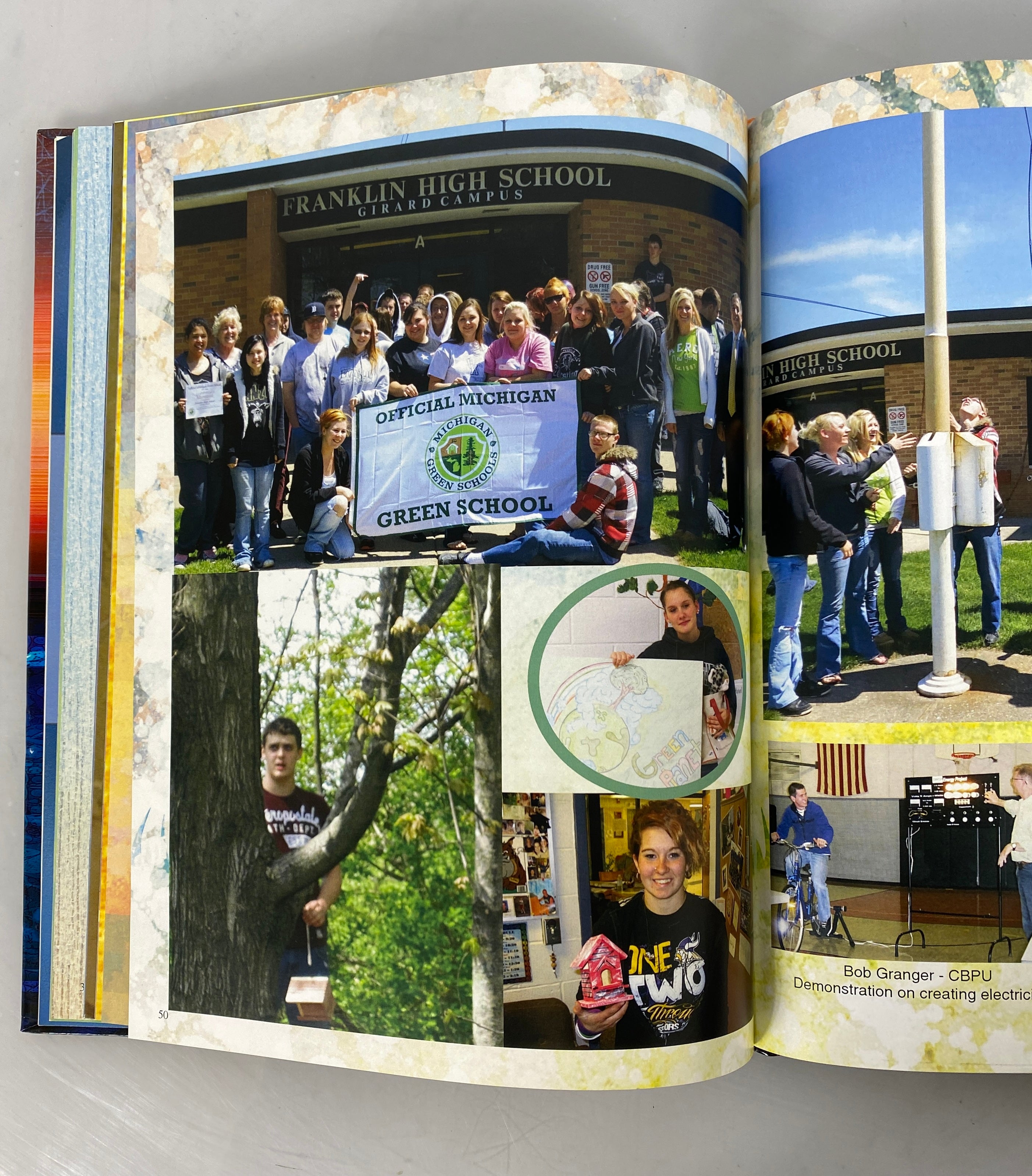 2012 Franklin High School Yearbook Girard Campus Coldwater Michigan HC