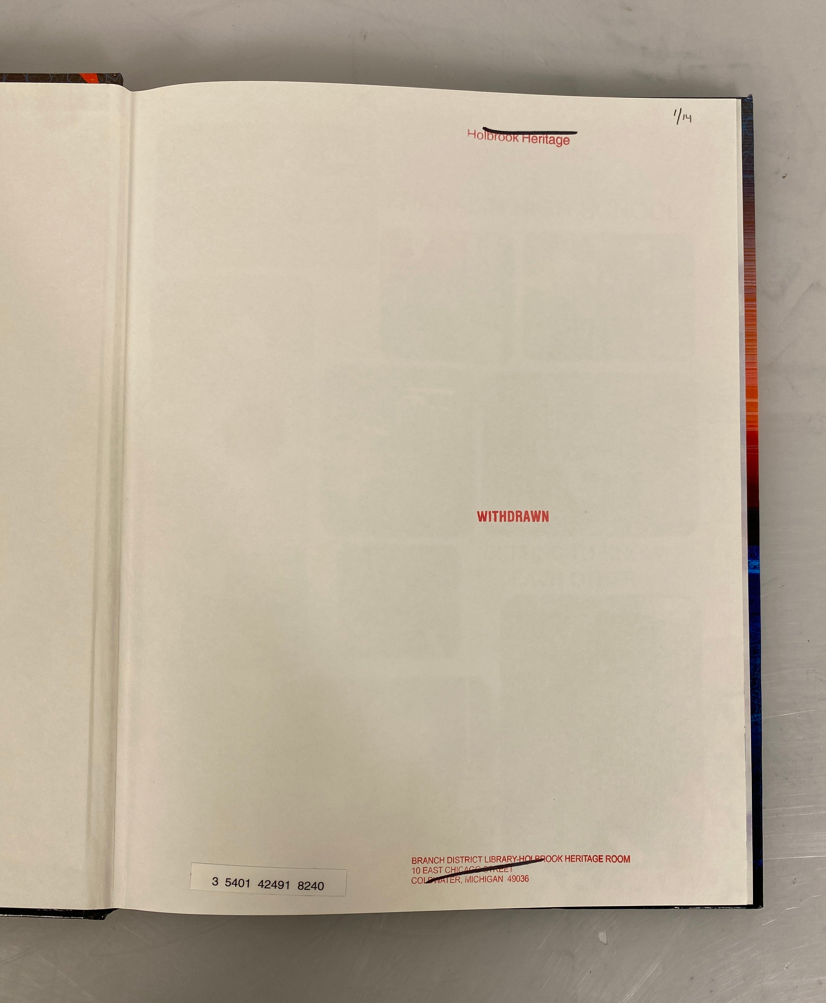 2012 Franklin High School Yearbook Girard Campus Coldwater Michigan HC