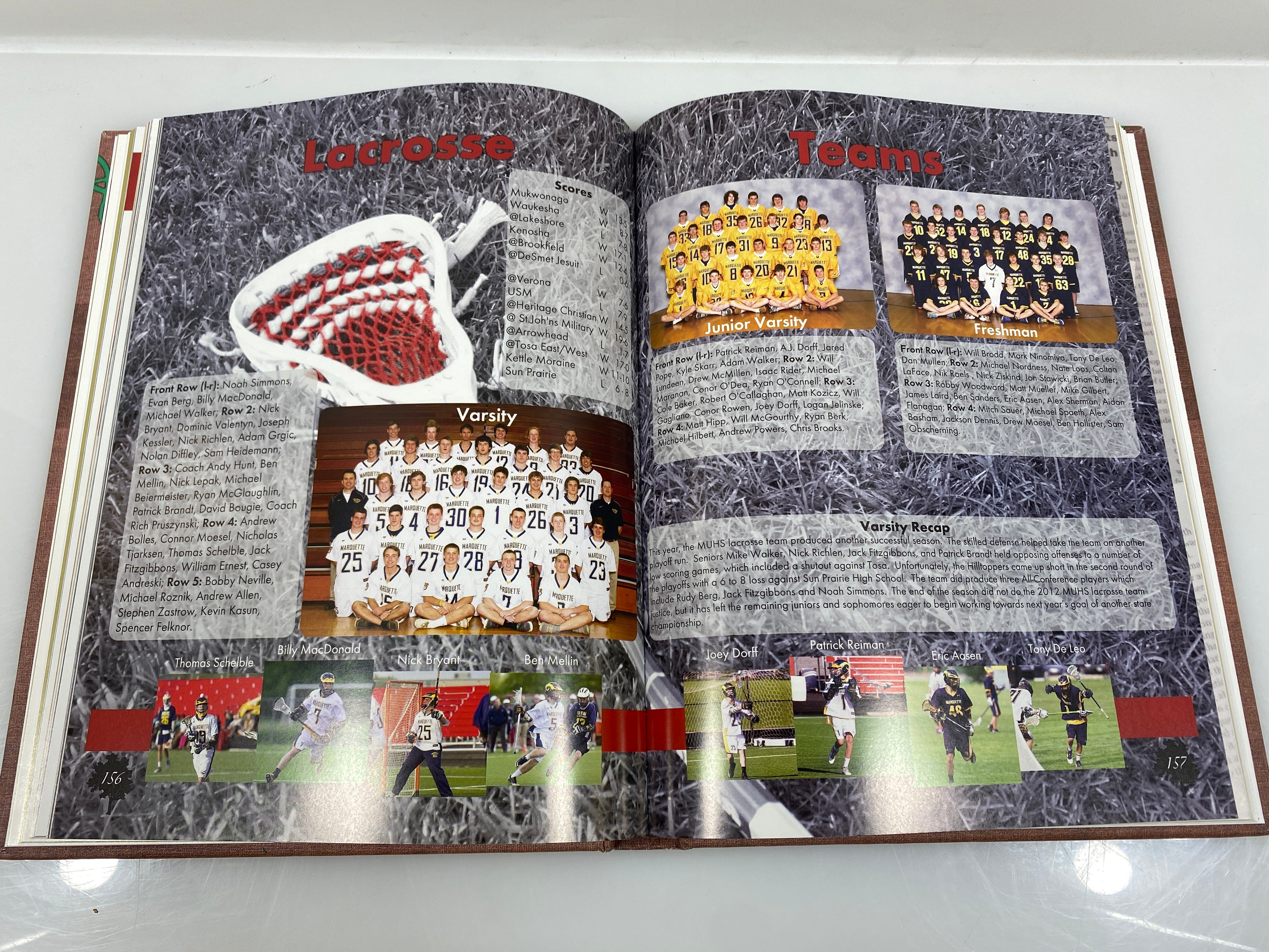 2012 Marquette University High School Yearbook Milwaukee Wisconsin HC