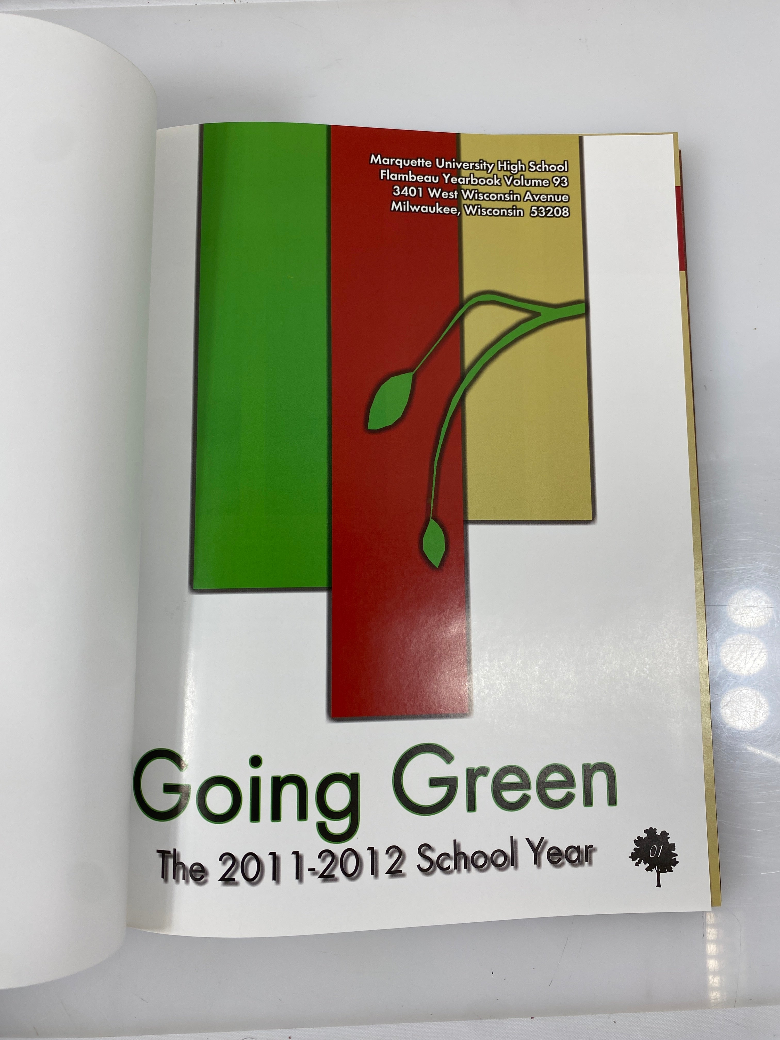 2012 Marquette University High School Yearbook Milwaukee Wisconsin HC