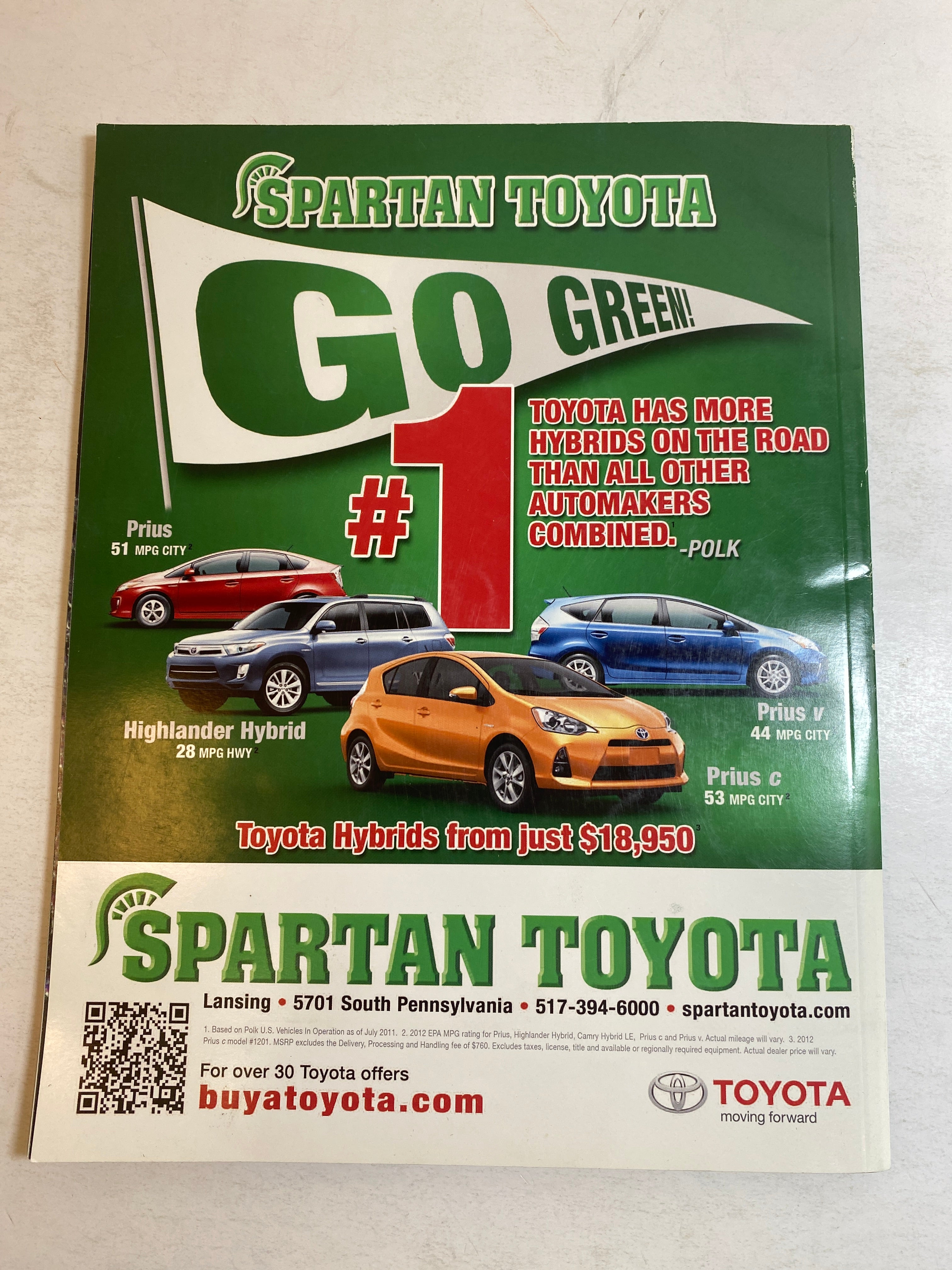 2012 Michigan State vs Notre Dame Football Program