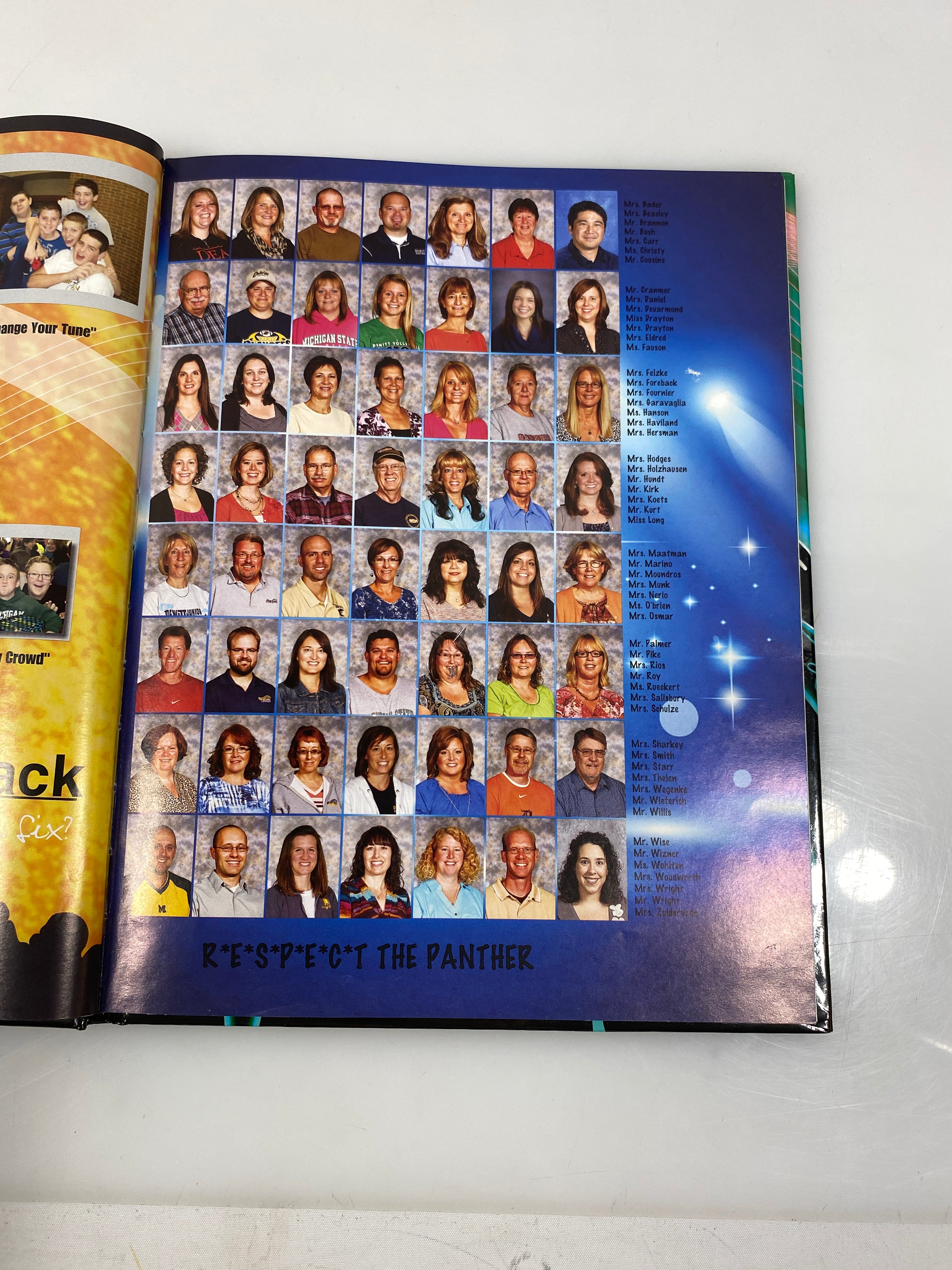 2013 DeWitt Junior High School Yearbook DeWitt, MI HC
