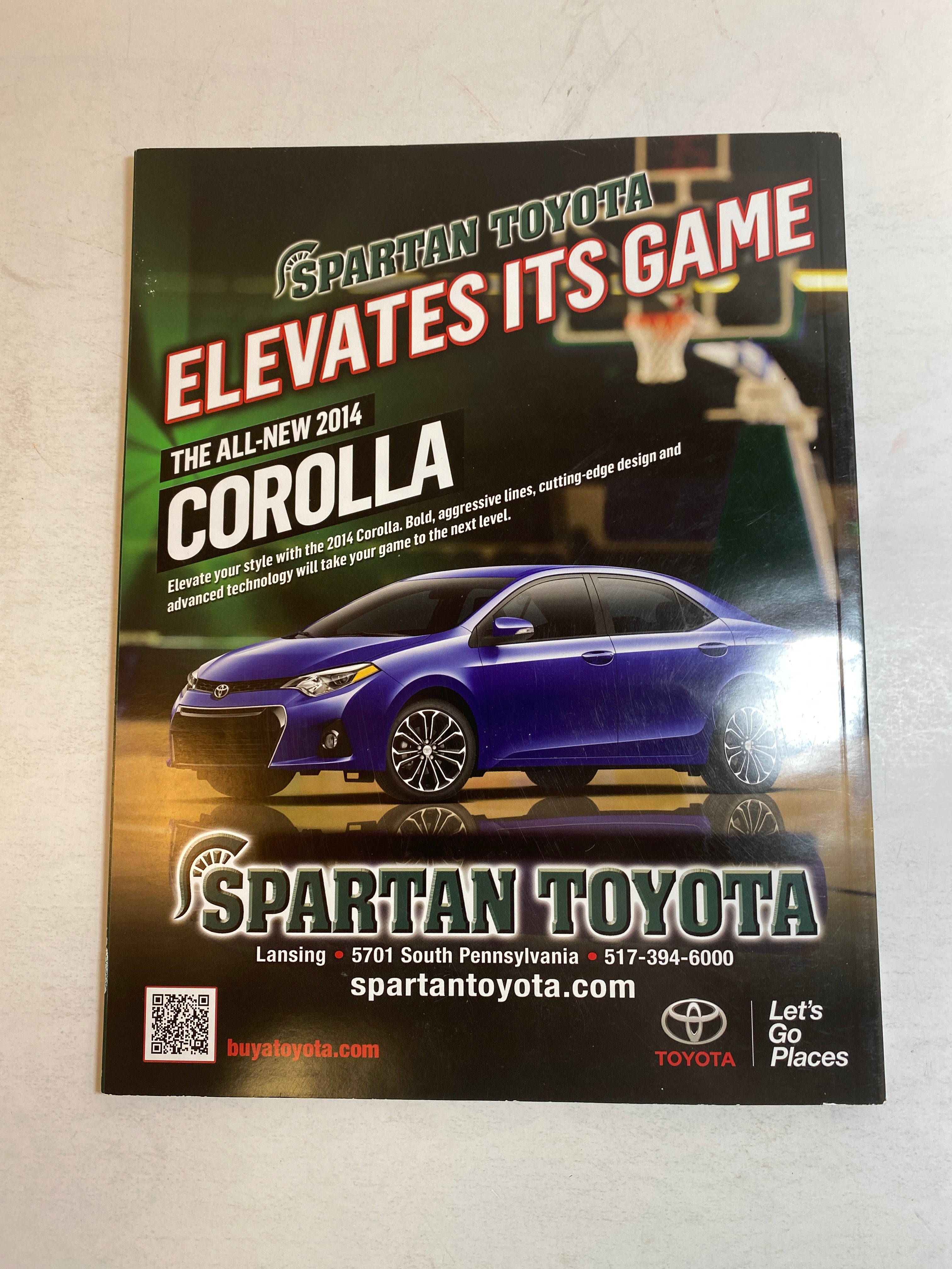 2014 Michigan State vs Iowa Basketball Program Adreian Payne