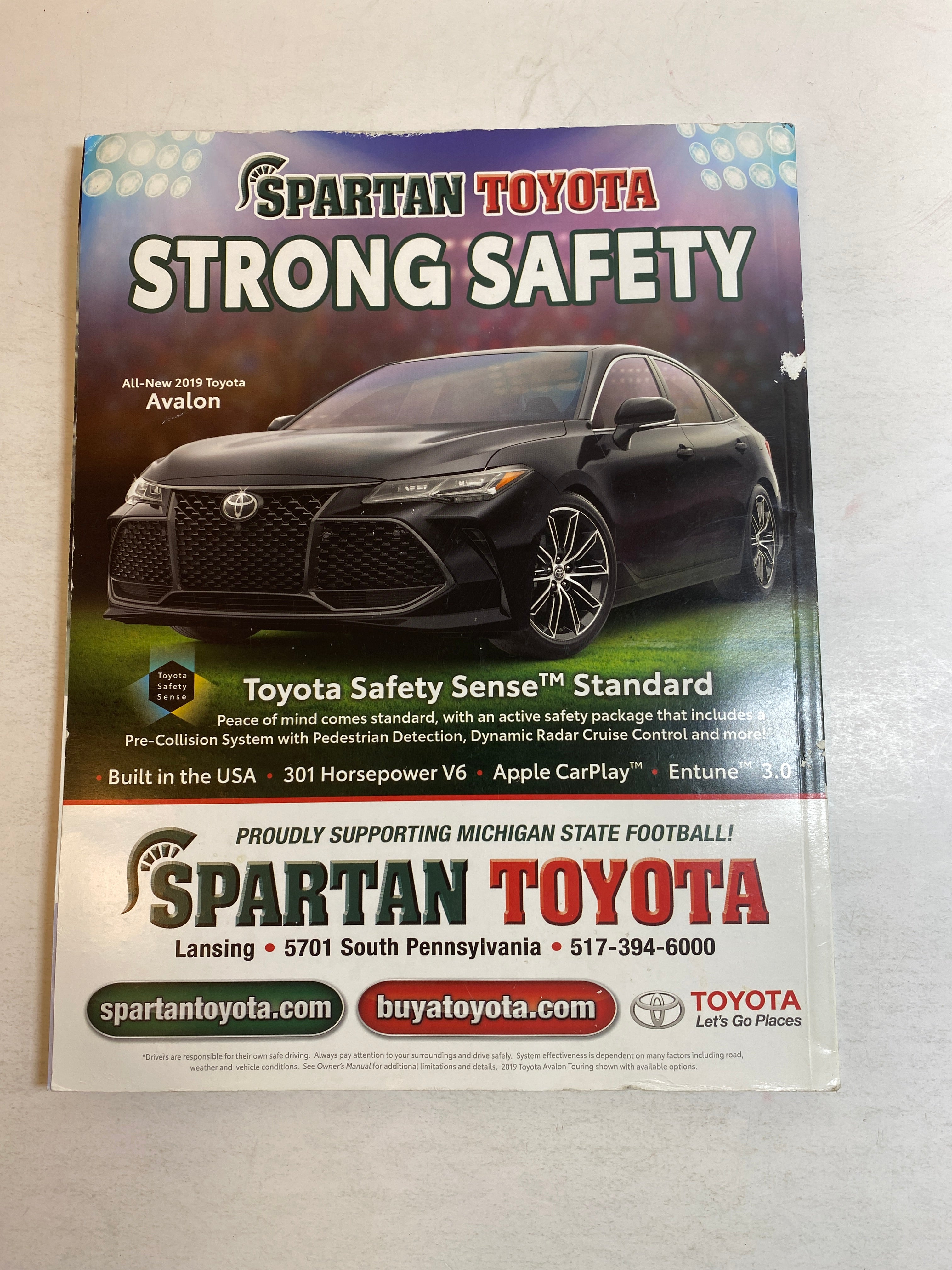 2018 Michigan State vs Michigan Football Program