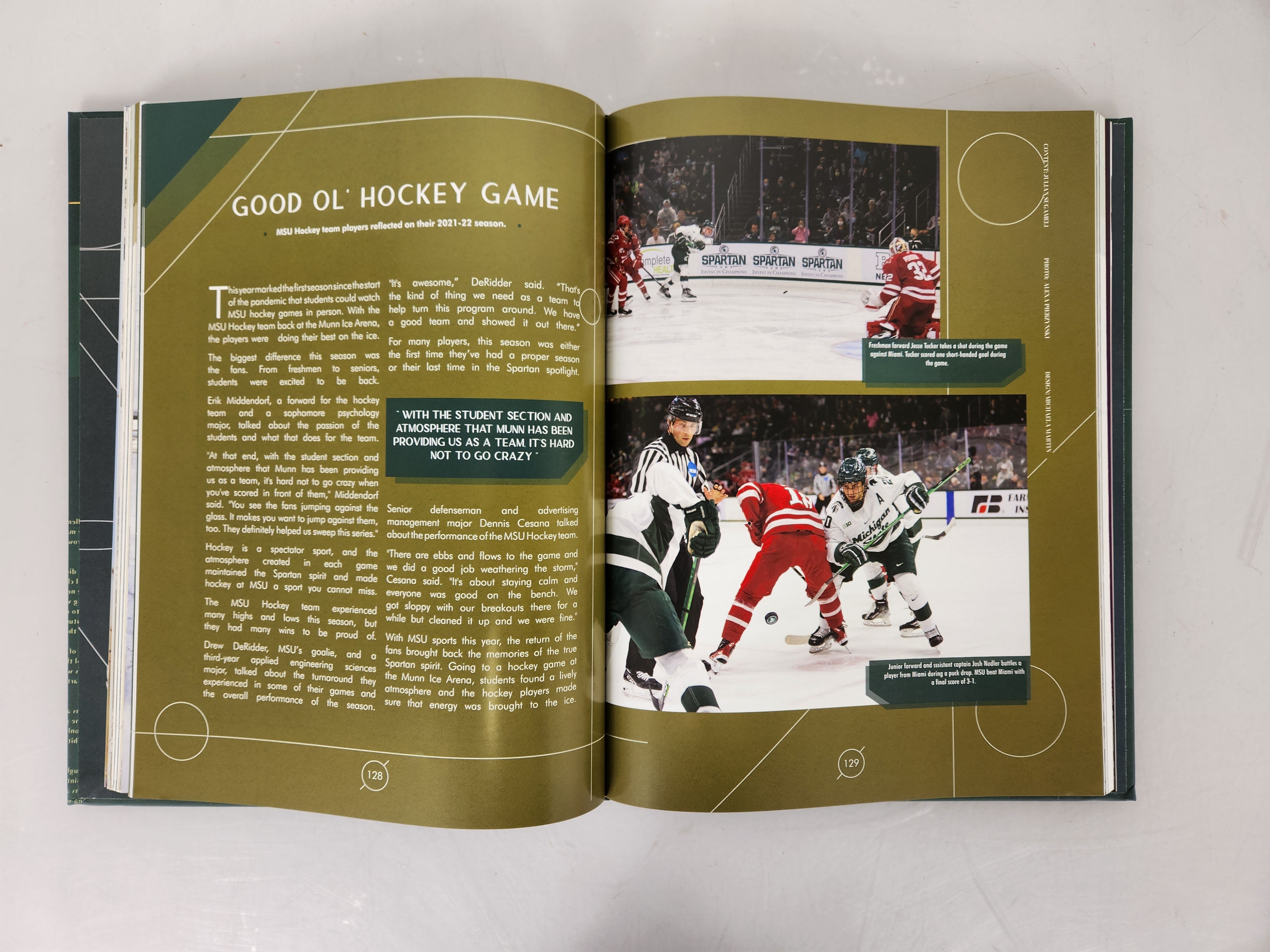 2022 Michigan State University Yearbook Red Cedar Log