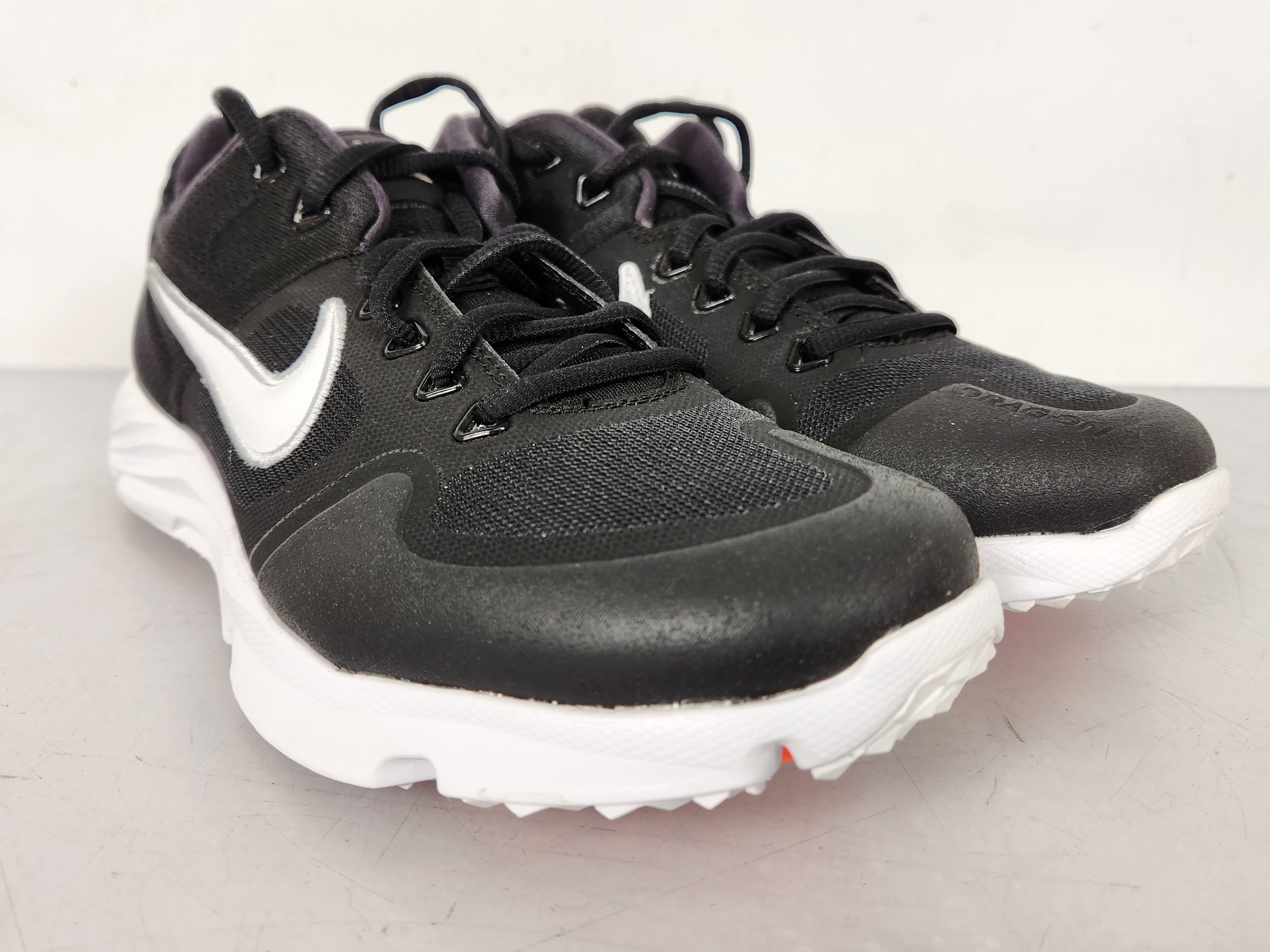 Nike Black/White Alpha Huarache Elite 2 Turf Baseball Shoes Men's Size –  MSU Surplus Store