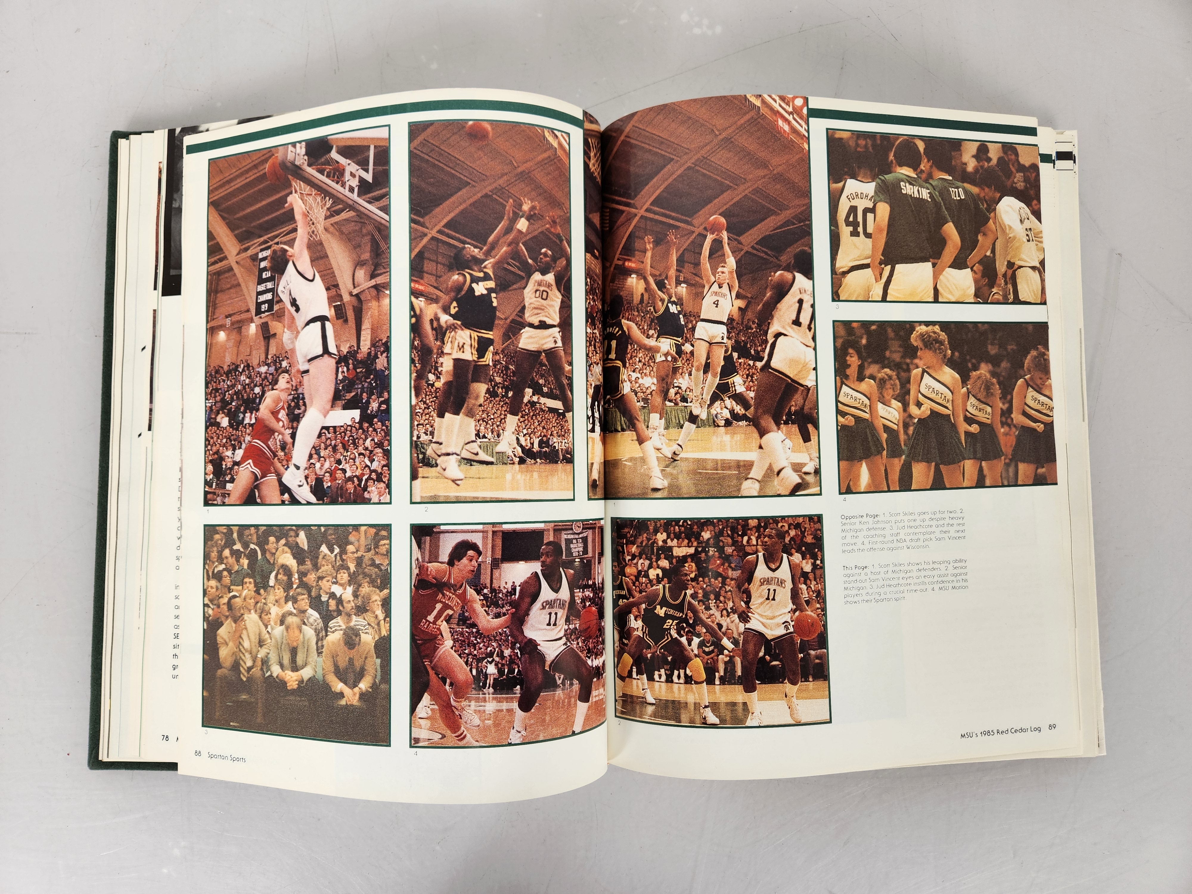 1985 Michigan State University Yearbook Red Cedar Log