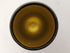 Russian Black and Gold Painted Wooden Cup