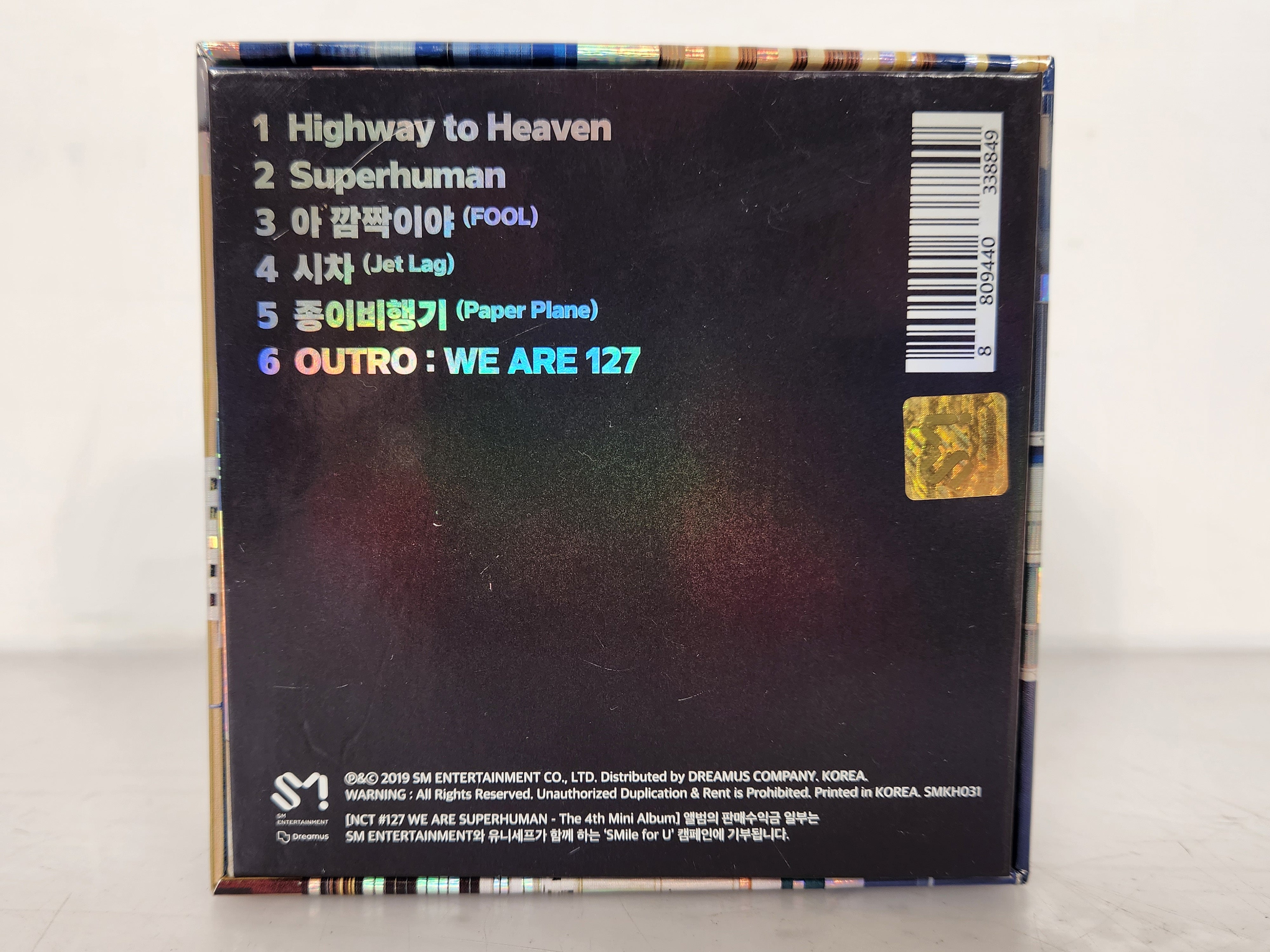 NCT 127 We Are Superhuman KPOP Kit Album with Folding Photo Insert