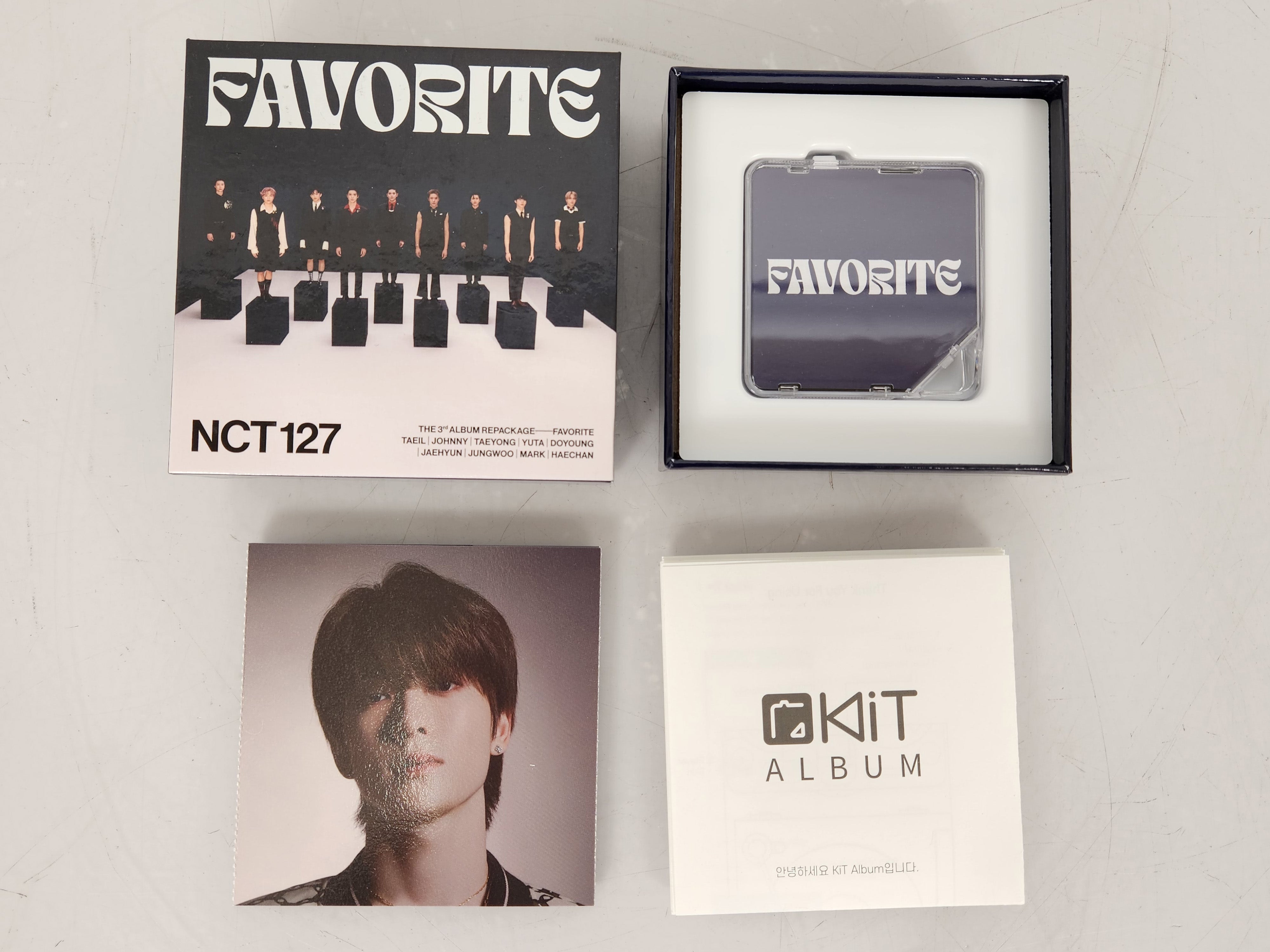NCT 127 Favorite The 3rd Album Repackage Poetic Version KPOP Kit Album with Folding Photo Insert
