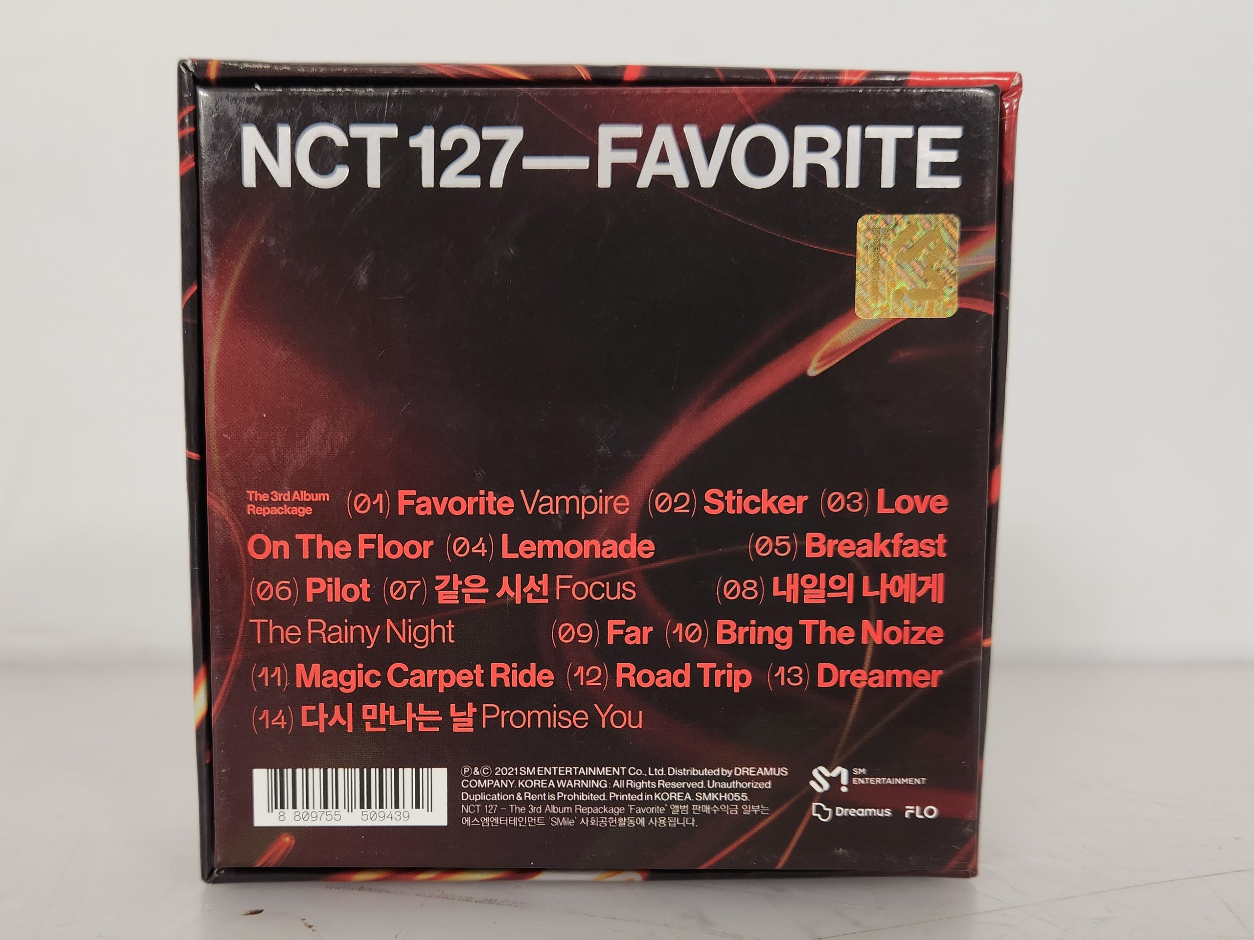 NCT 127 Favorite The 3rd Album Repackage Tragic Version KPOP Kit Album *No Inserts*