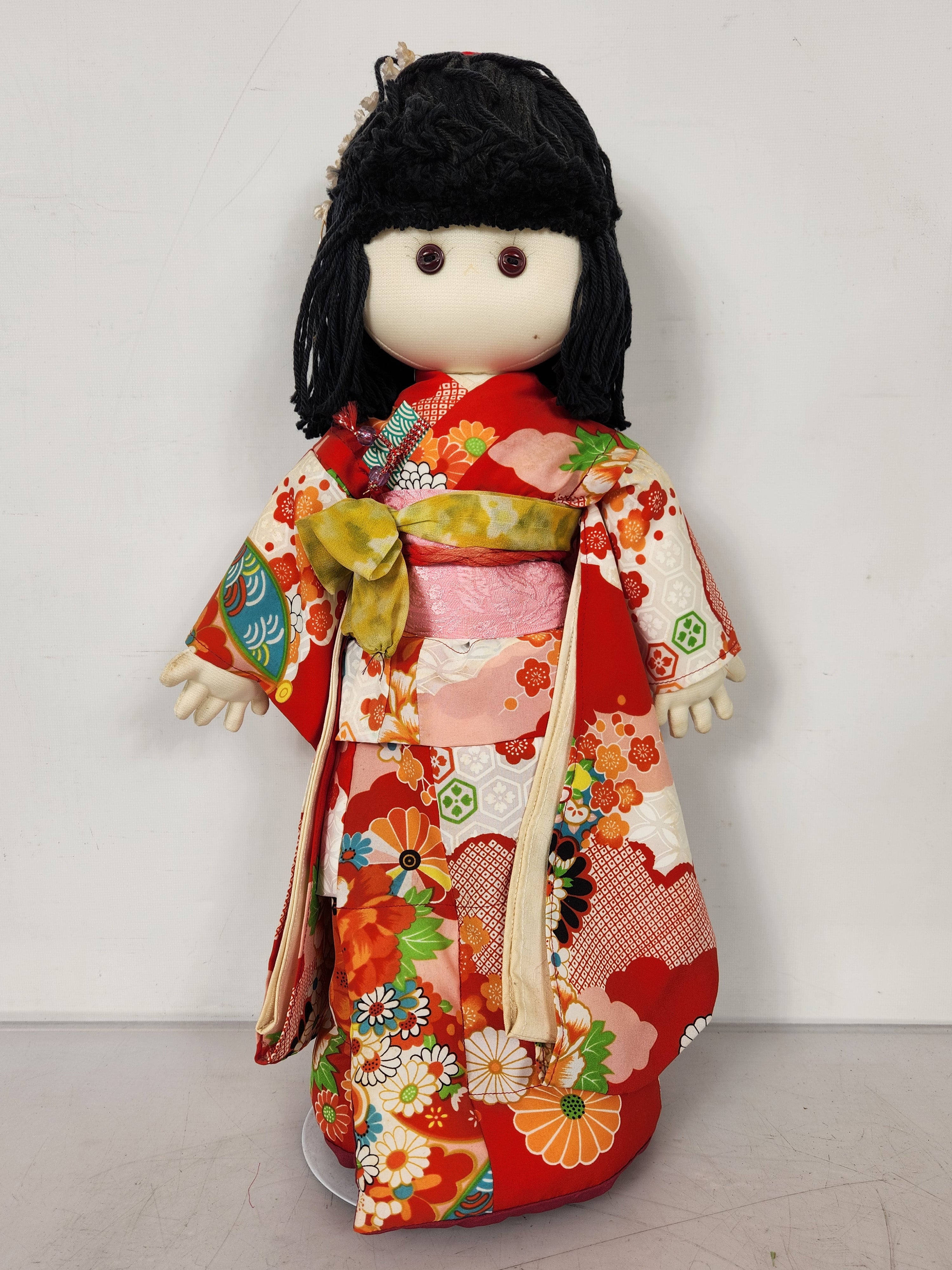 Hand-made Doll on Stand by Daisy Nakatsu