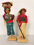 Set of 2 South American Folk Art Dolls