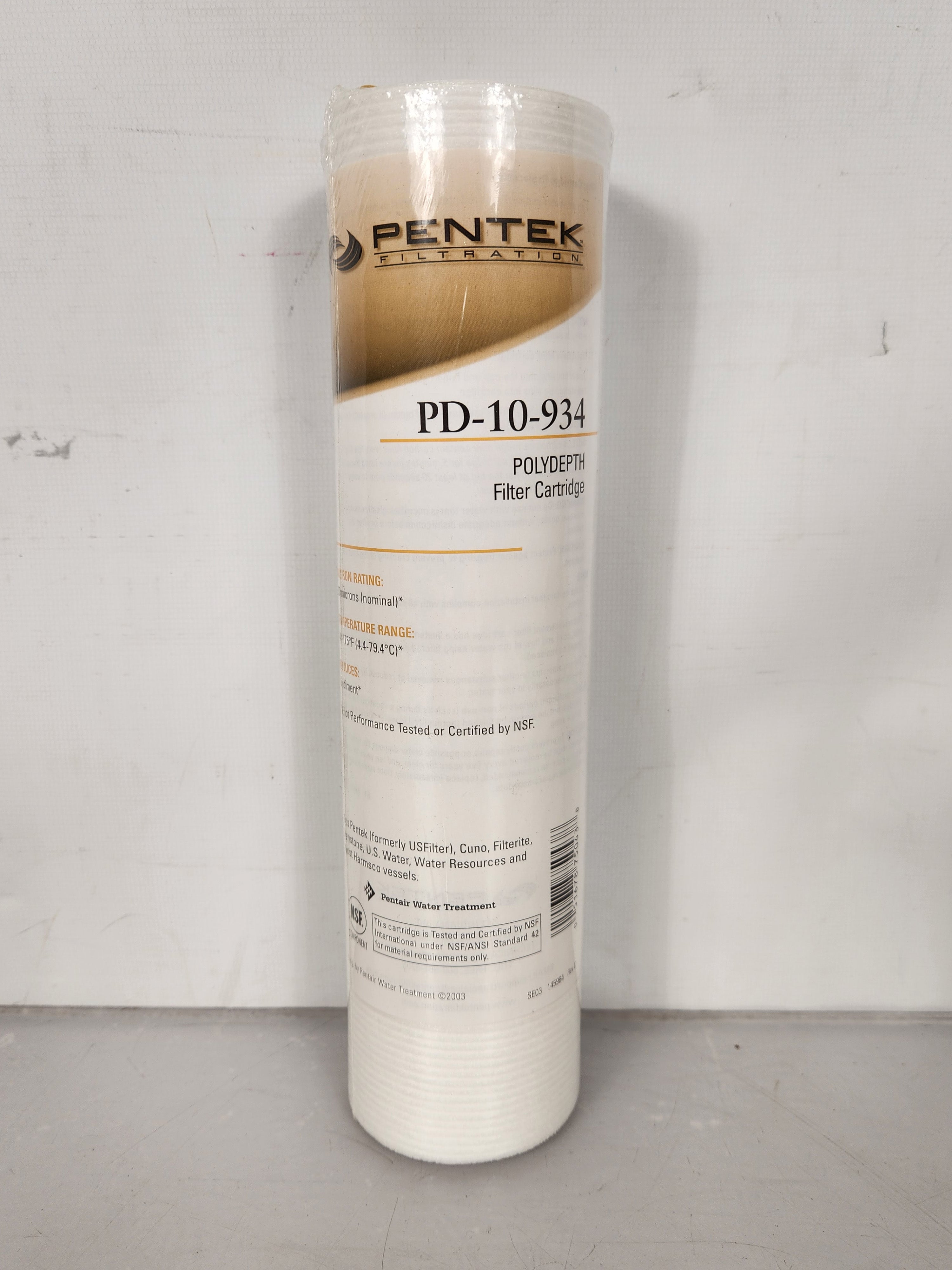 Pentek PD-10-934 10" Polydepth Filter Cartridge 10-Pack