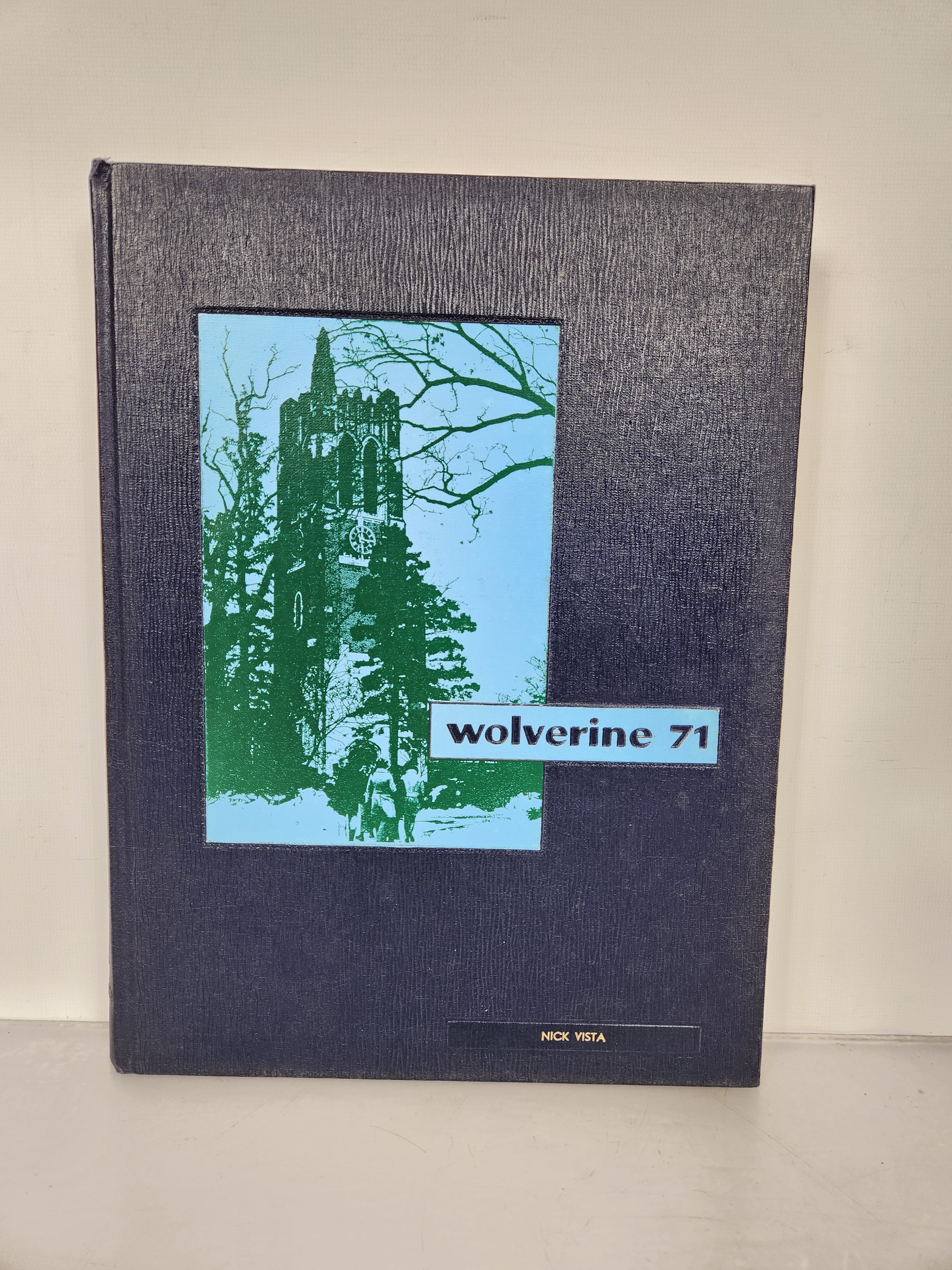 1971 Michigan State University Yearbook Wolverine