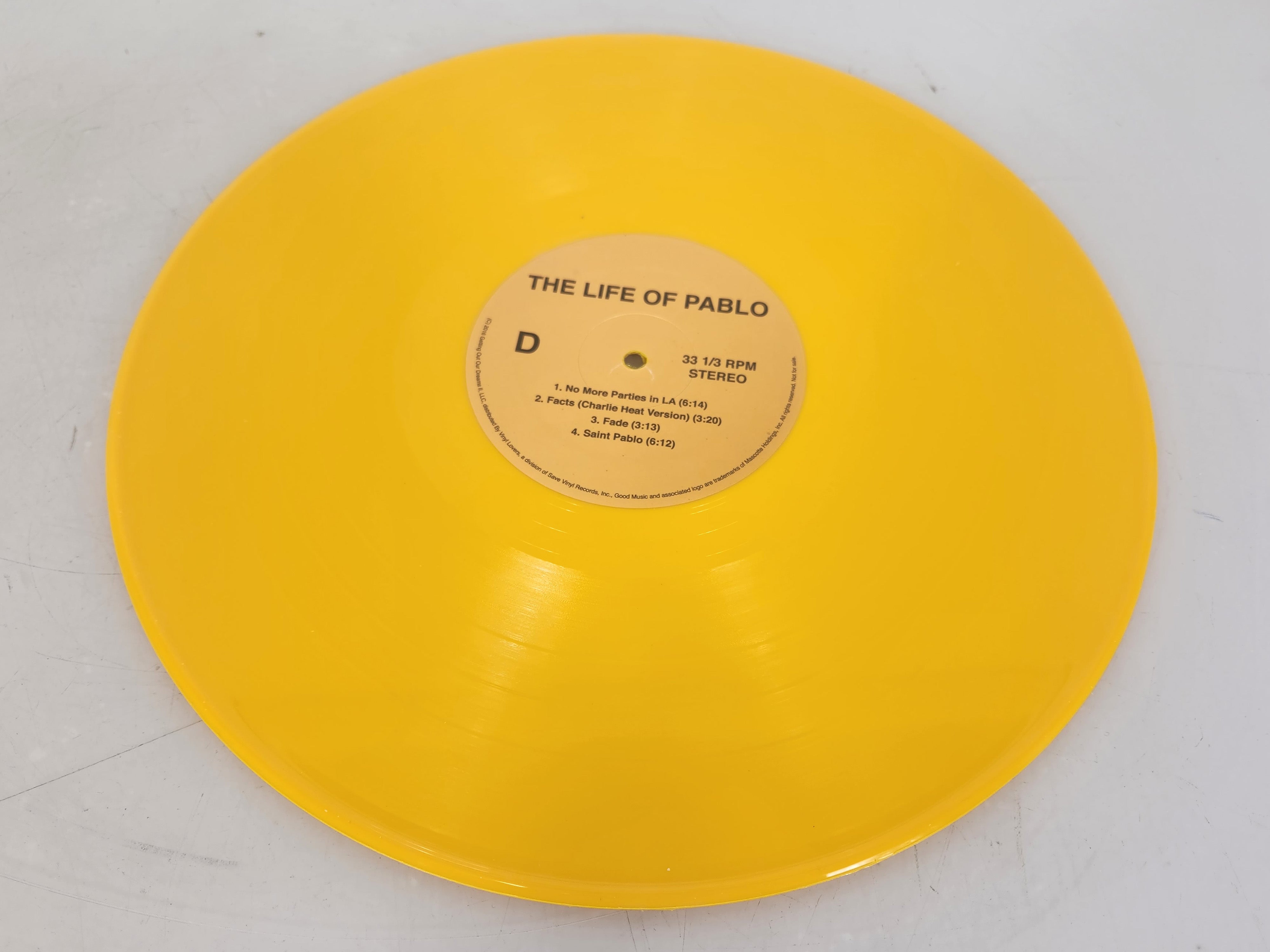 Kanye West The Life of Pablo 2 LP Records Orange/Maroon