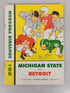 1960 Michigan State vs Detroit Spartan Gridiron News Football Program