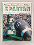 1985 Michigan State vs Western Michigan Spartan Stadium Sideliner Football Program