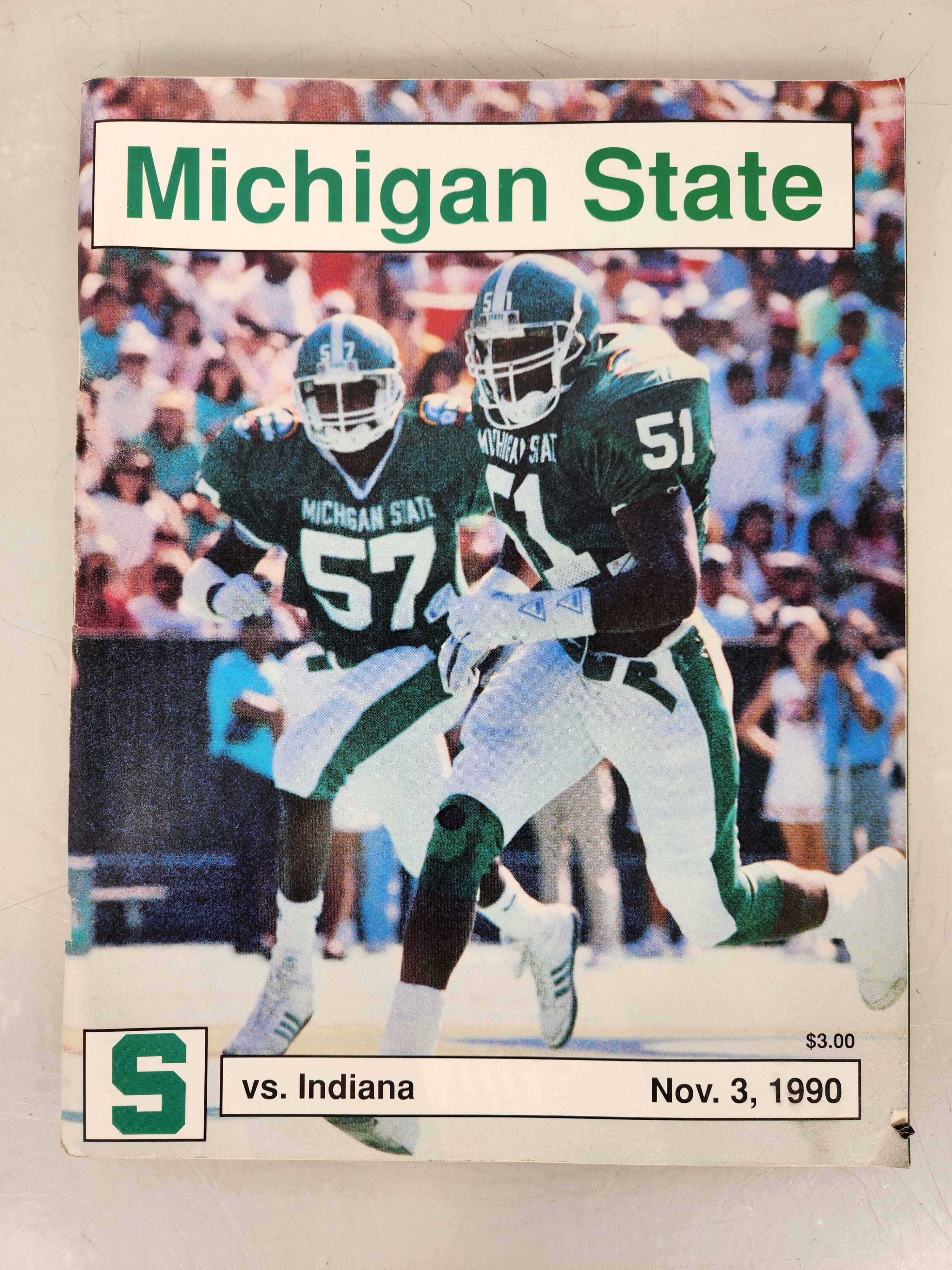 1990 Michigan State vs Indiana Football Program