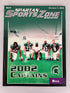 2002 Michigan State vs Rice Spartan SportsZone Magazine Football Program