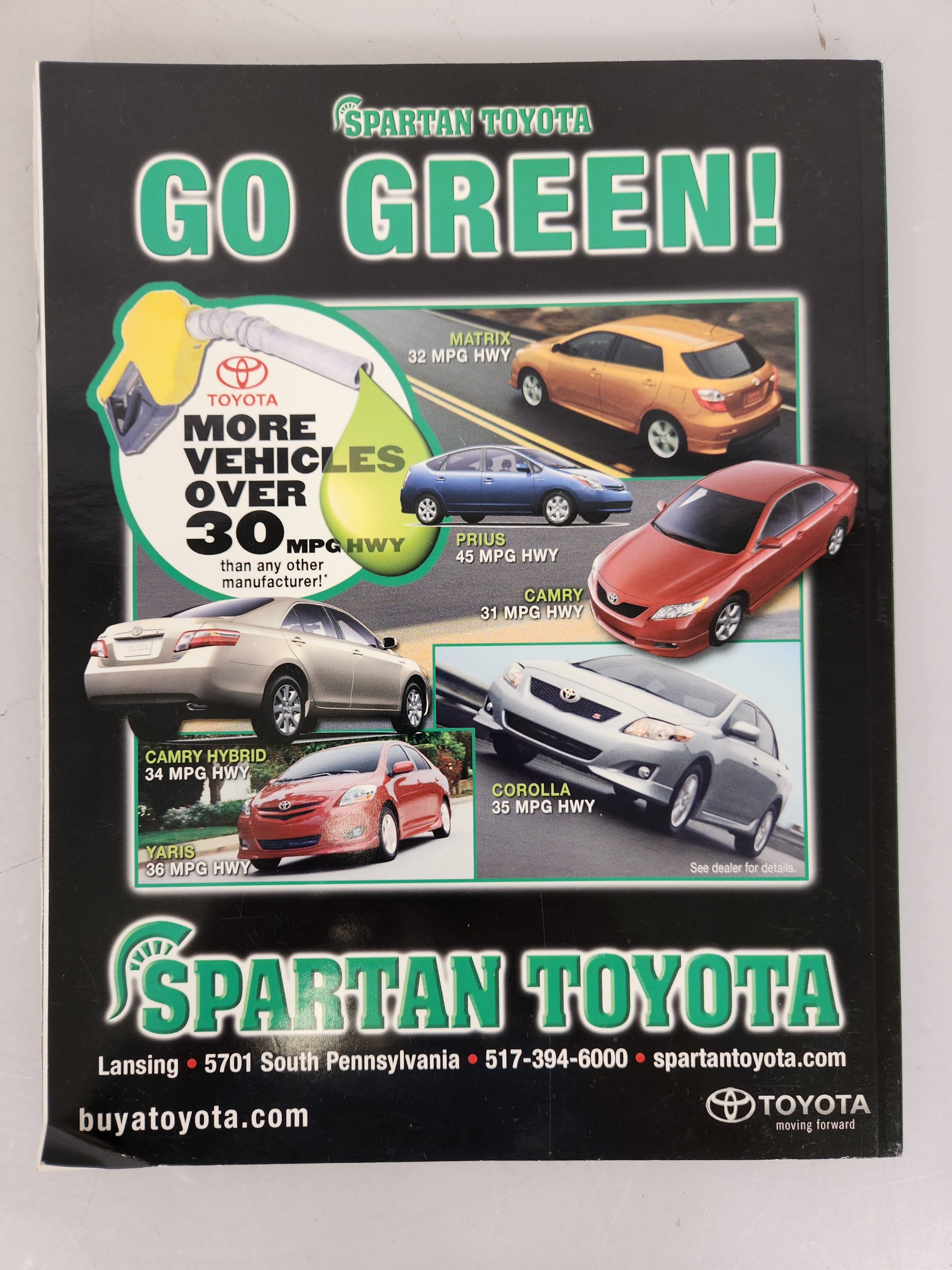2008 Michigan State vs Ohio State Michigan State Football Gameday Magazine Football Program