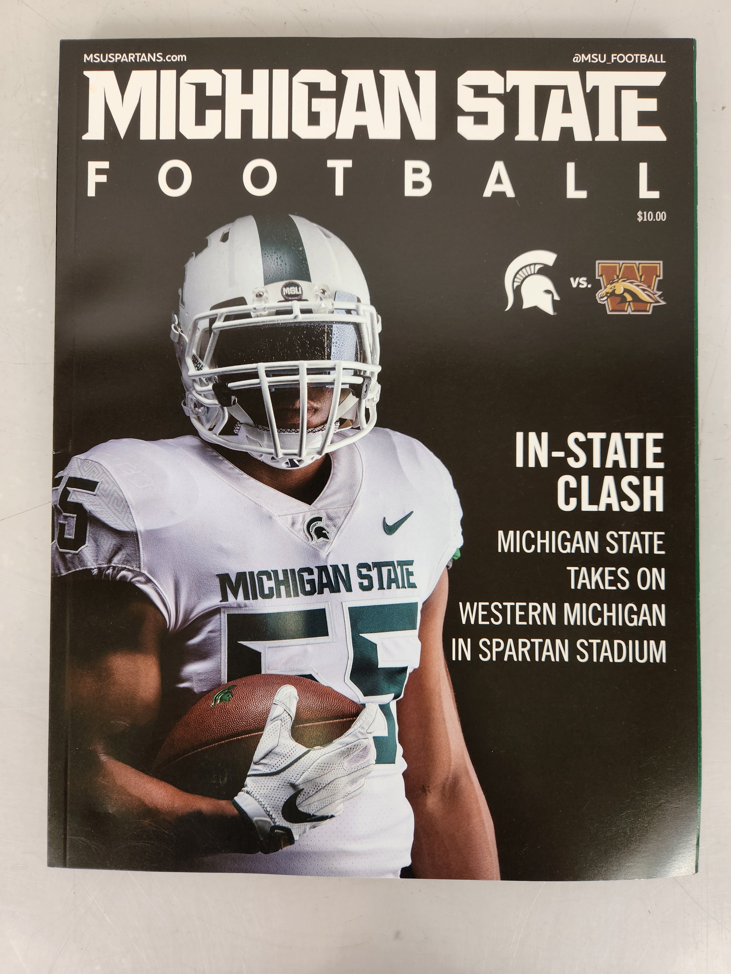 2017 Michigan State vs Western Michigan Michigan State Football Gameday Magazine Football Program