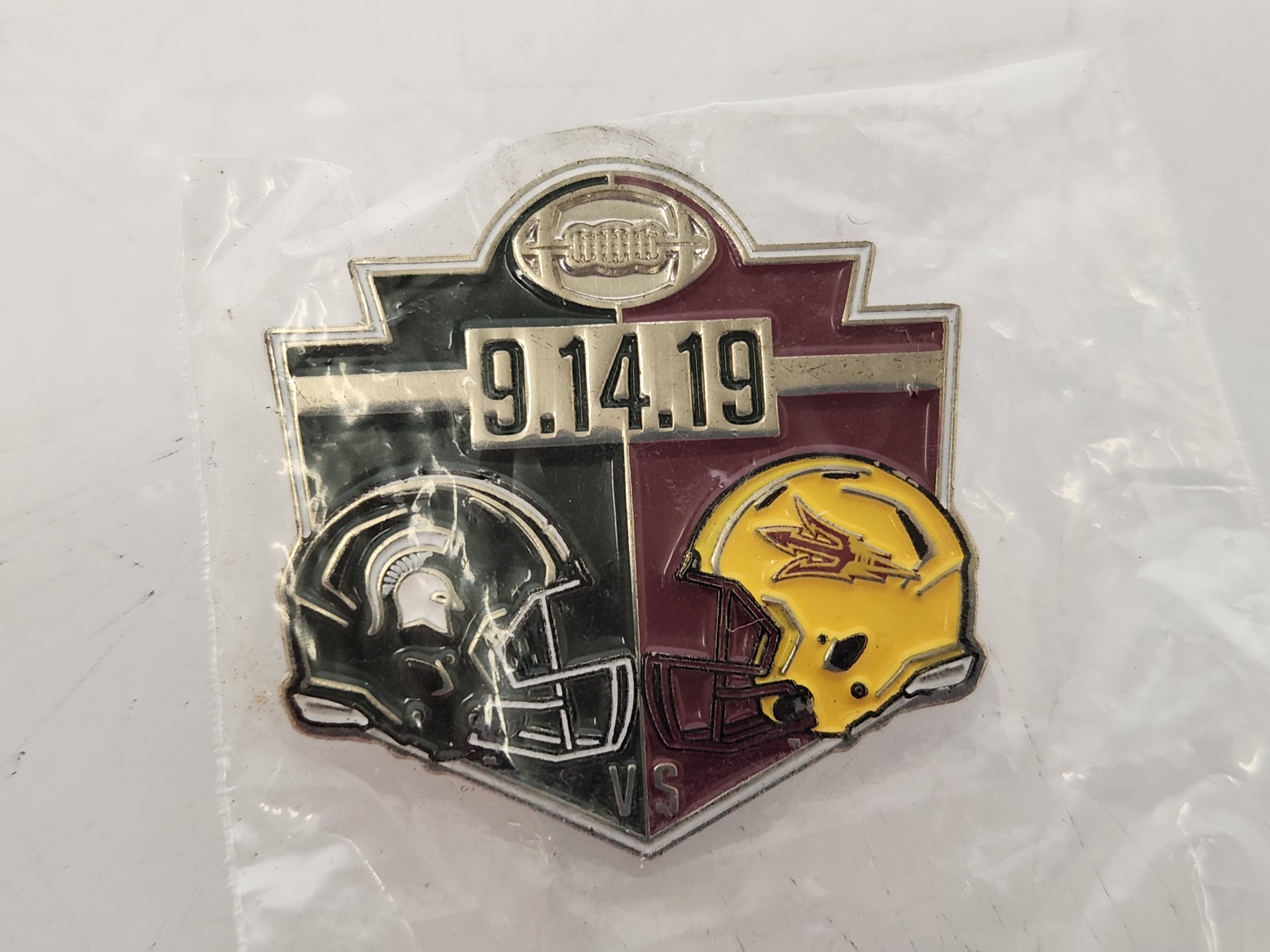 2019 Michigan State vs. Arizona State Gameday Pin