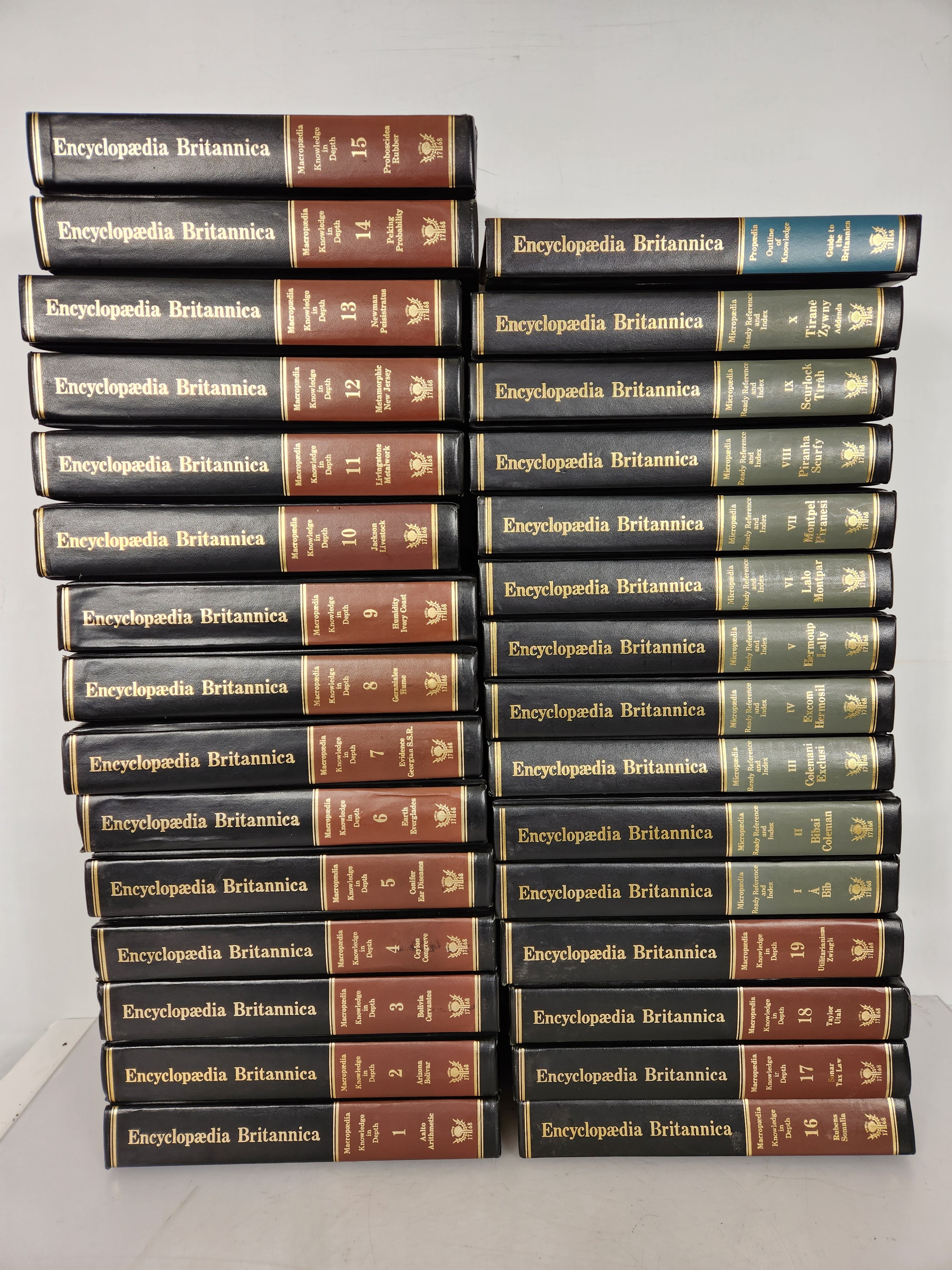 The New Encyclopedia Britannica in 30 Volumes 1976 Complete Set