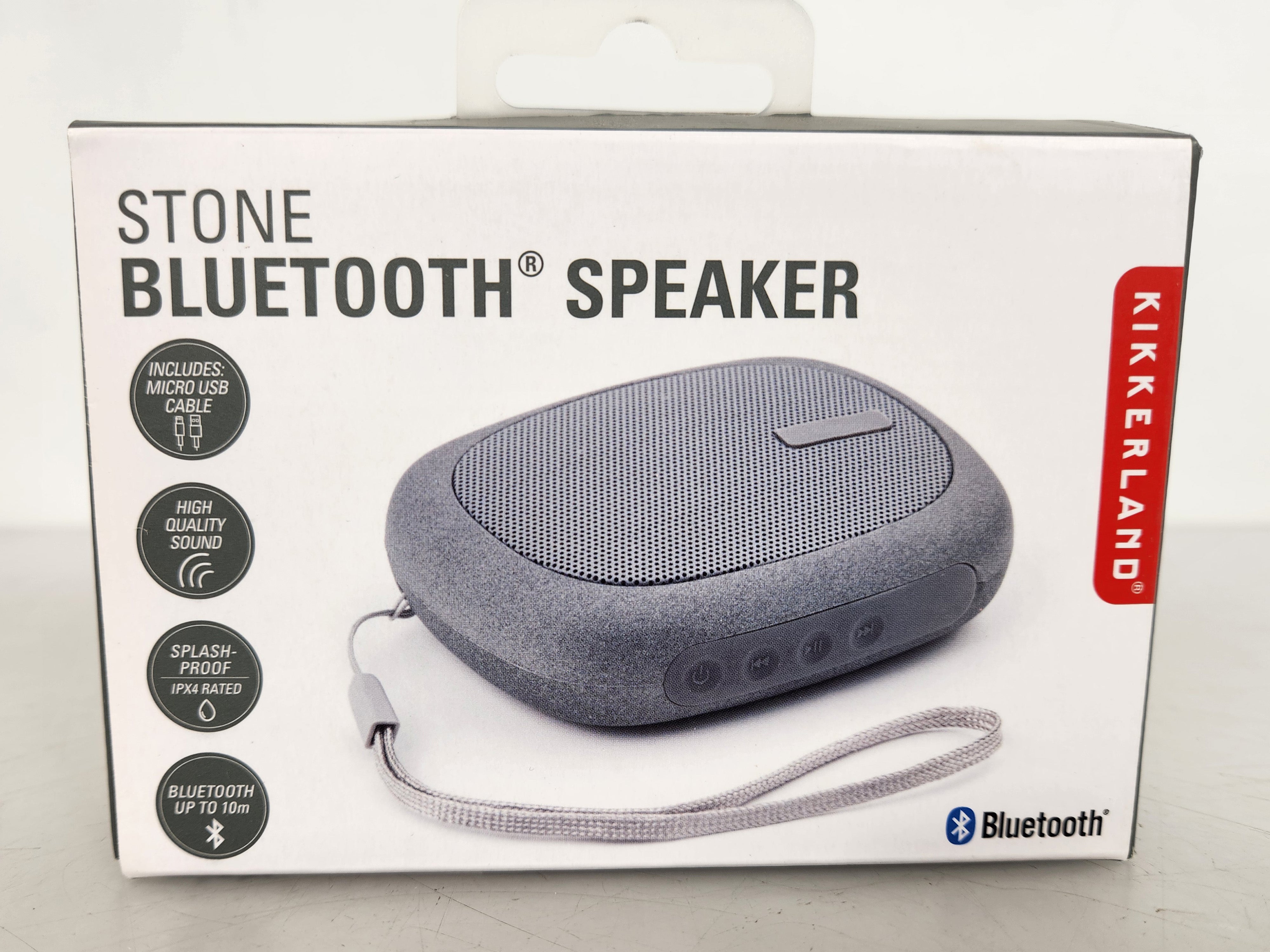 Kikkerland Stone Bluetooth Speaker