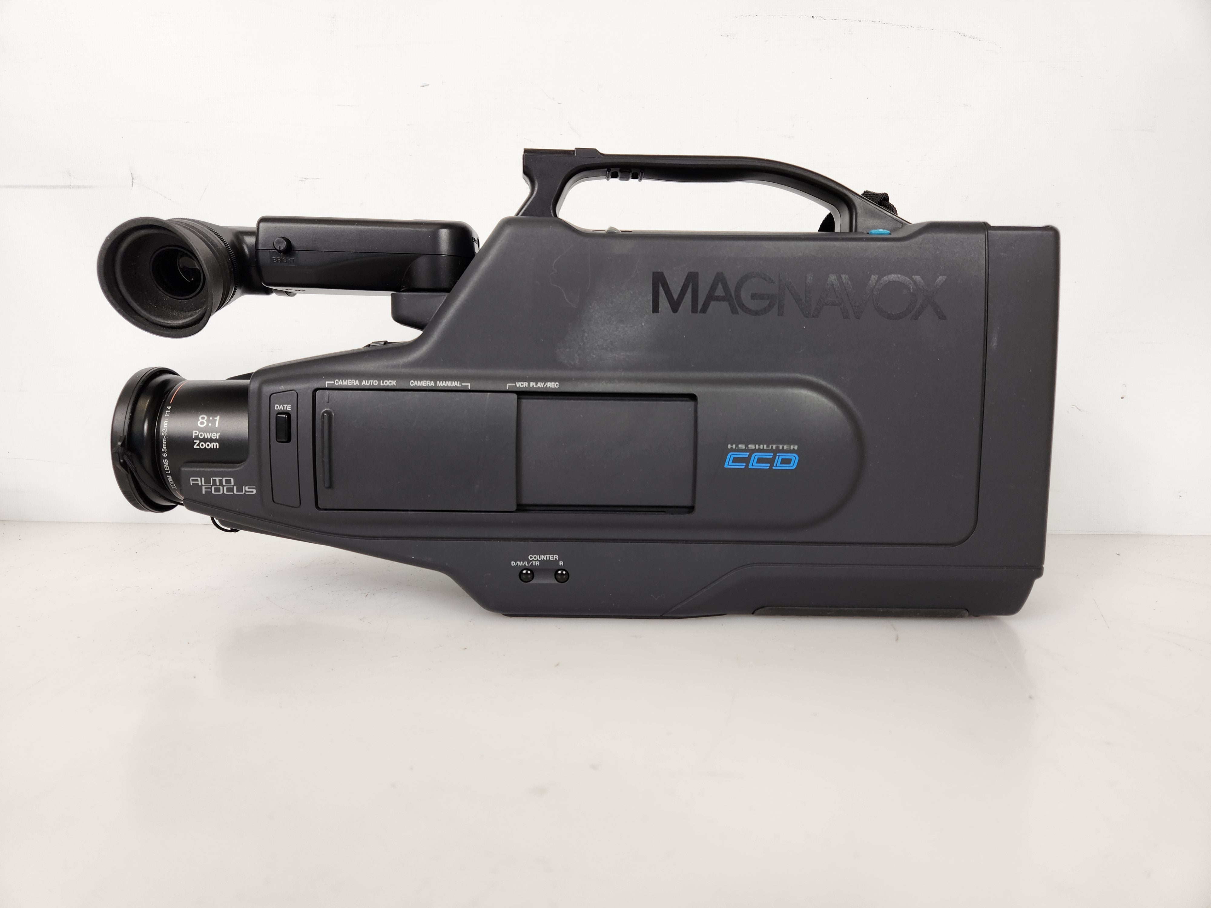 Magnavox VHS HQ Camcorder with Case