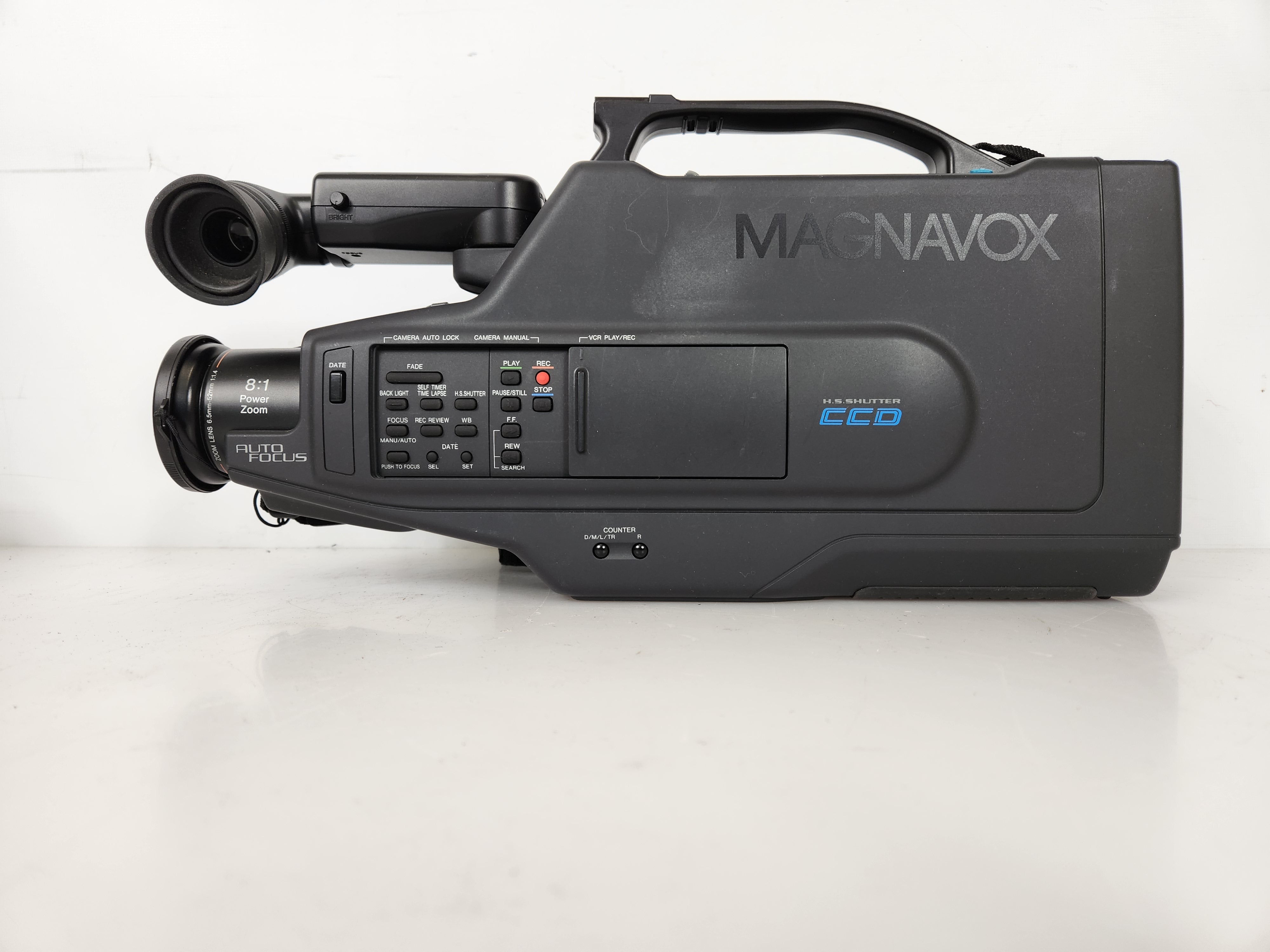 Magnavox VHS HQ Camcorder with Case