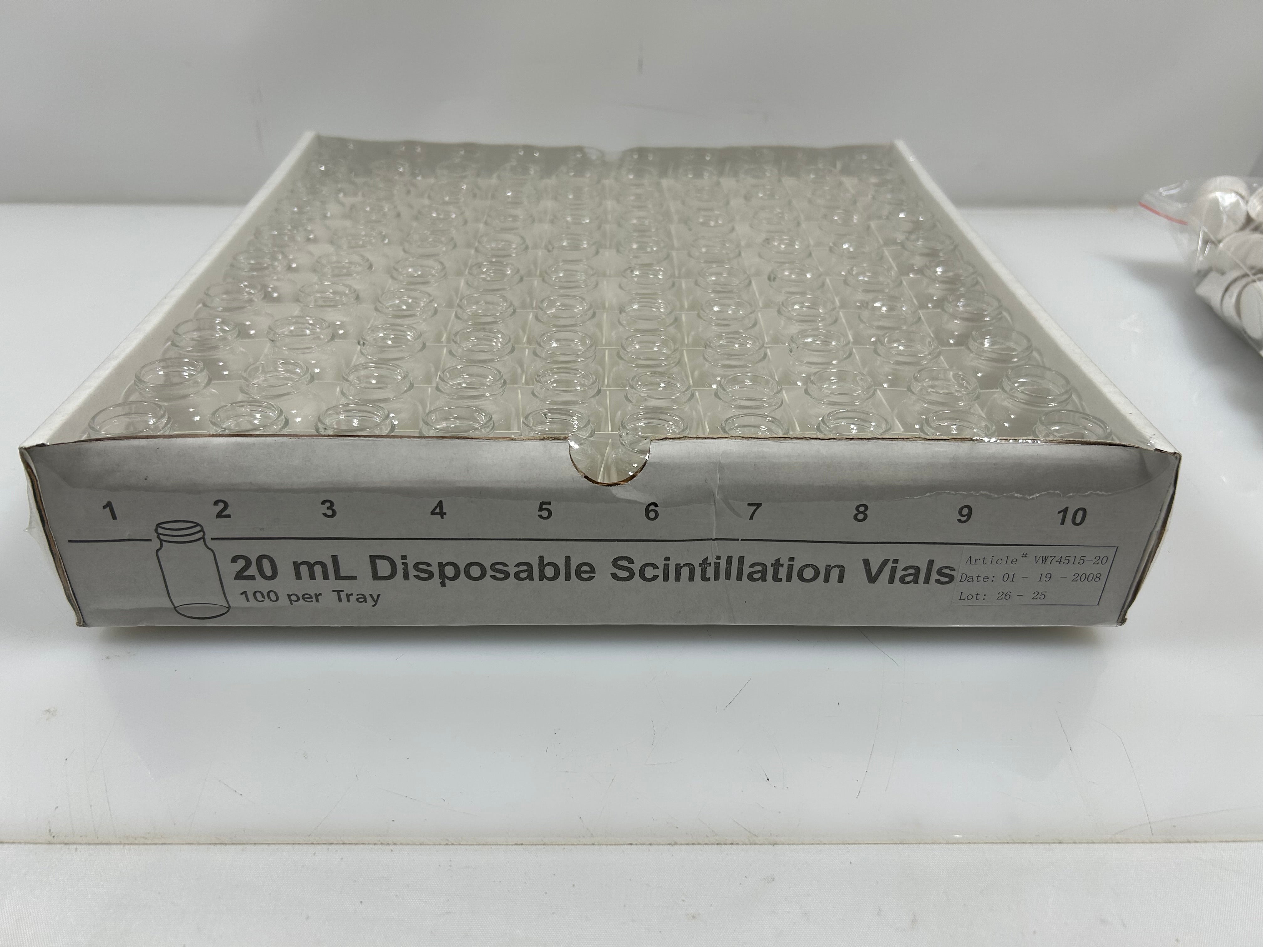 20mL Disposable Scintillation Vials *New*