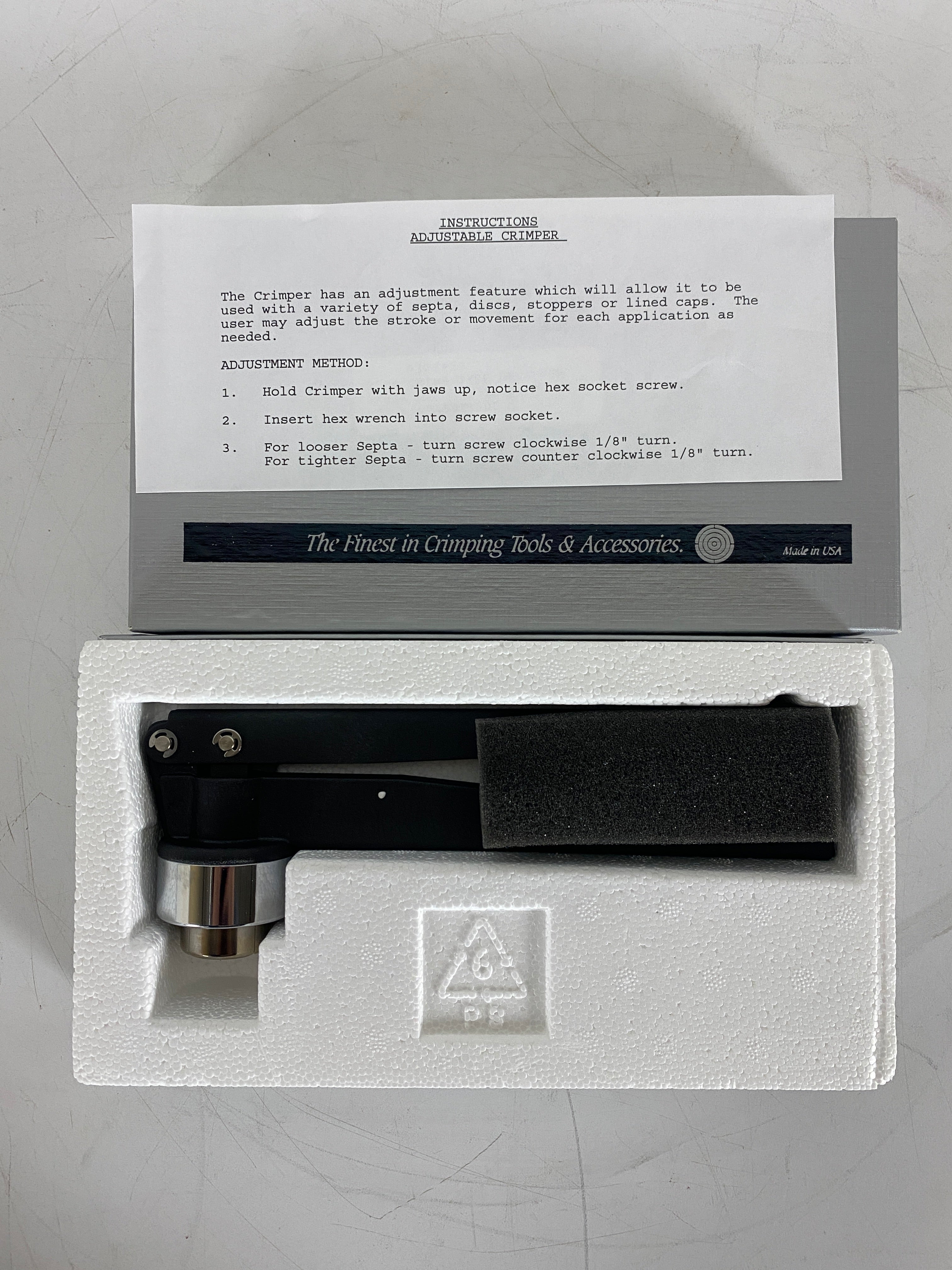 20MM Manual Adjustable Crimper Tool