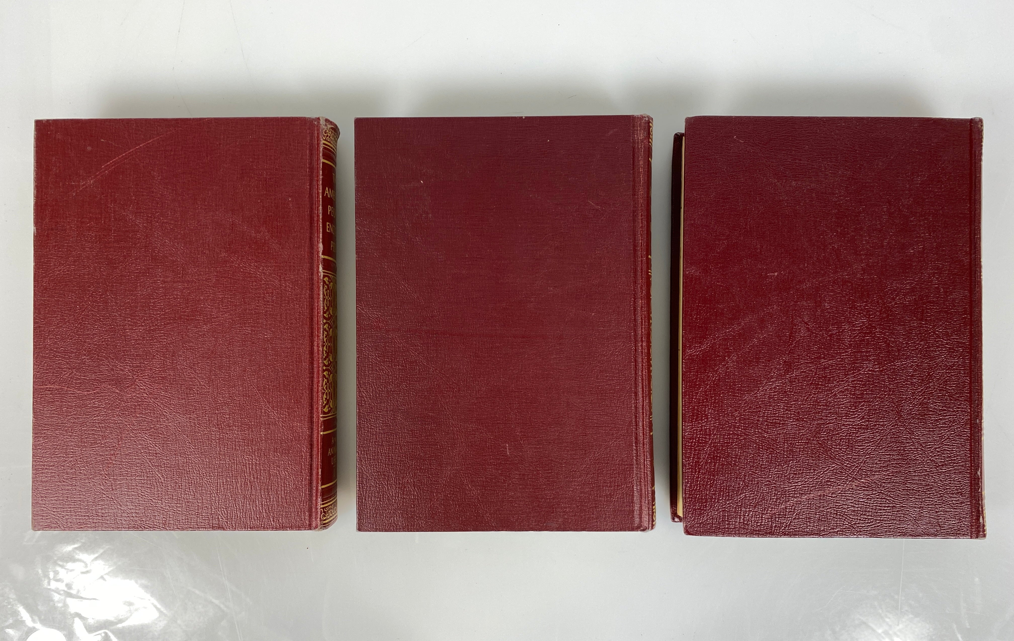 24 Volumes: Complete 1953 The American Peoples Encyclopedia w 4 Yearbooks HC