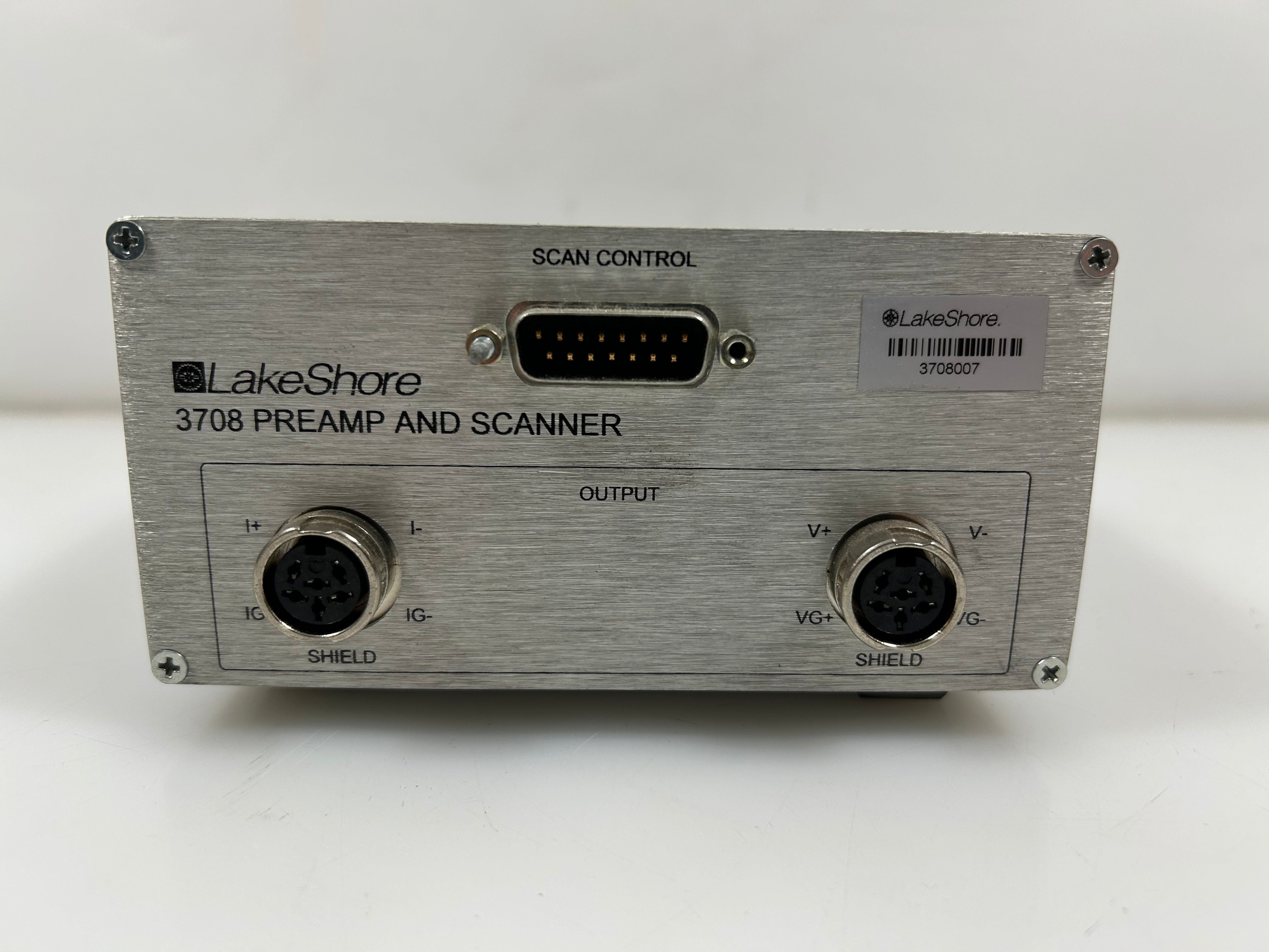 Lake Shore Model 3708 Preamp and Scanner *Untested*