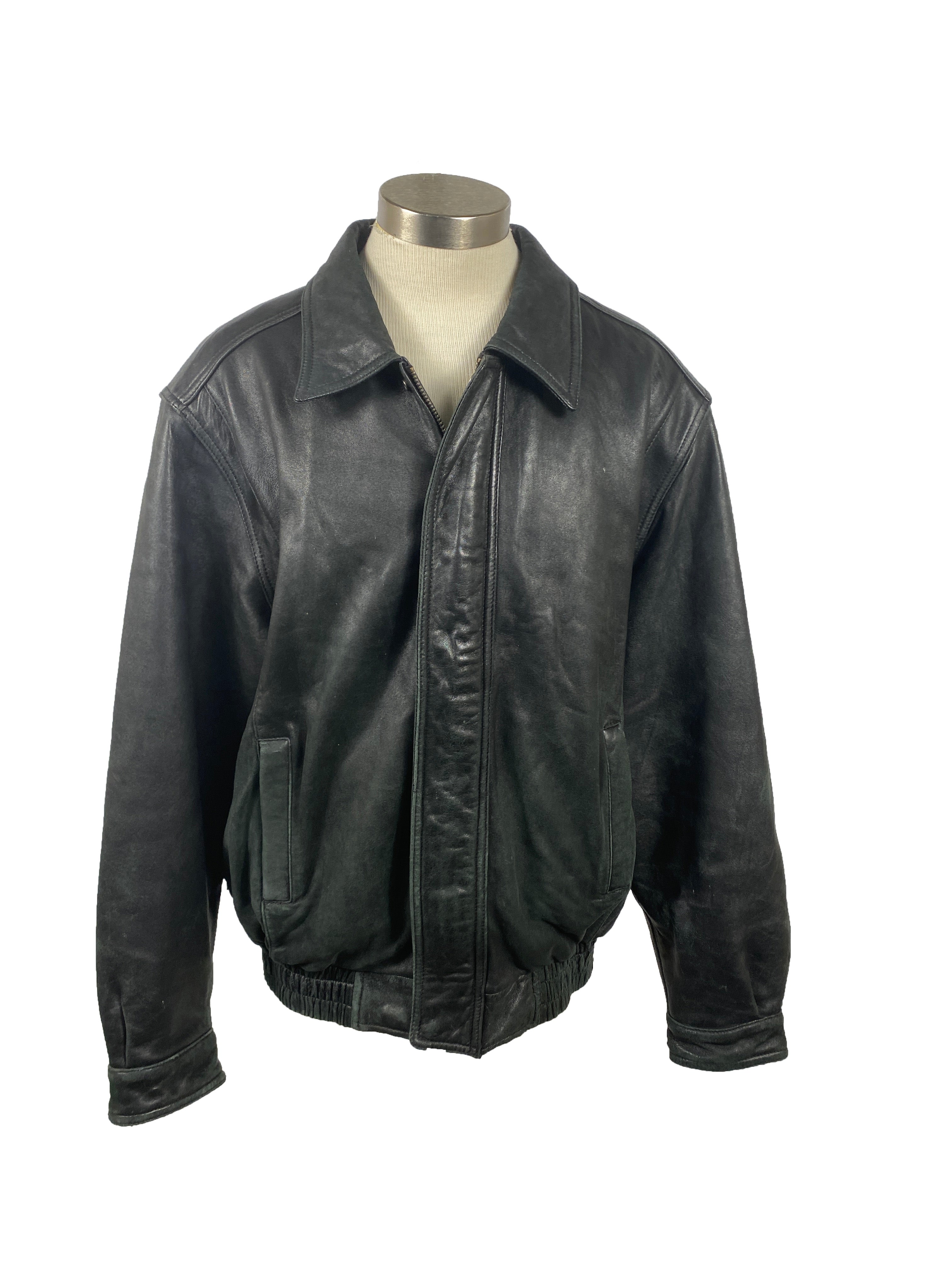 American Classics Colebrook Vintage Leather Jacket Men's Size XL