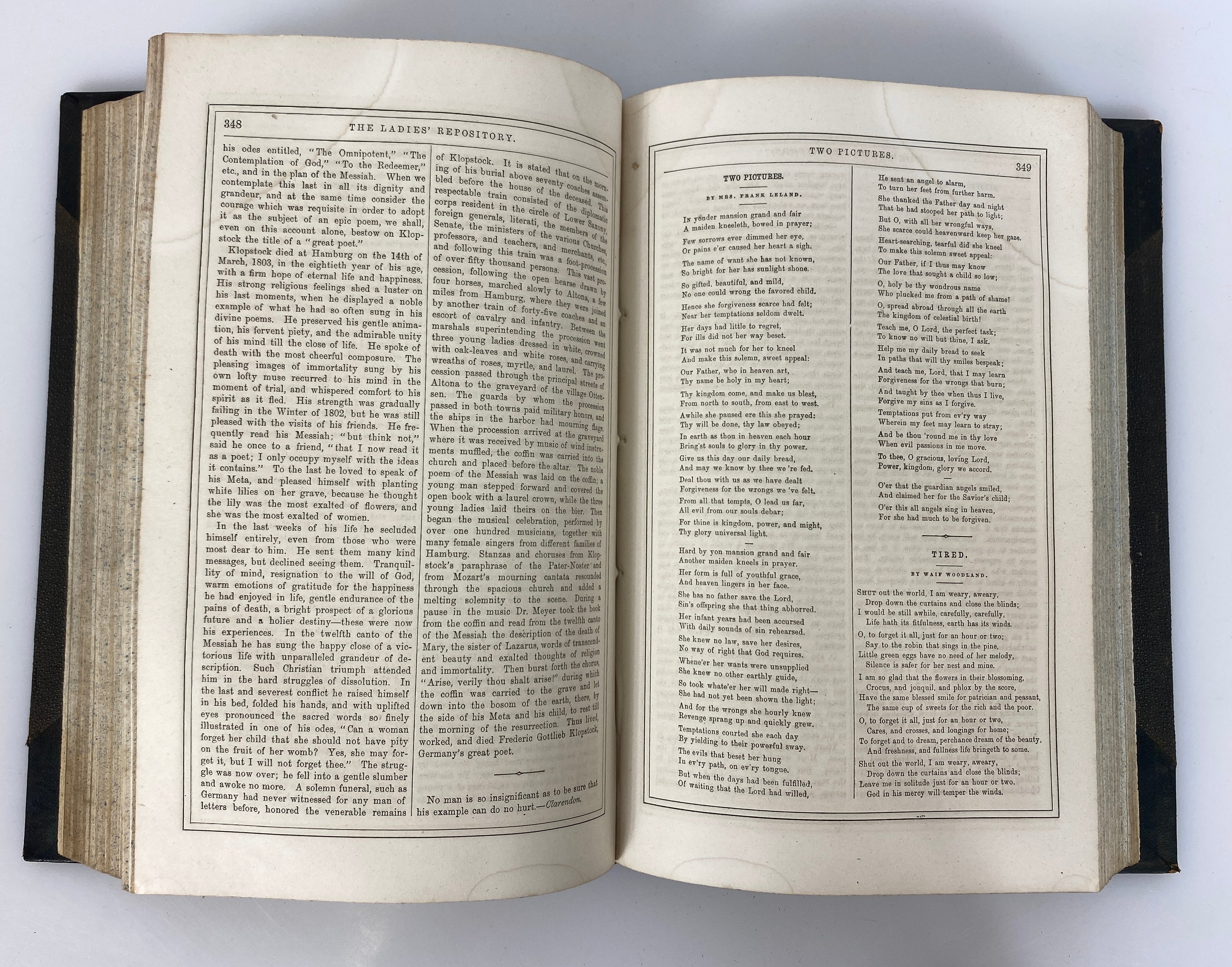 3 Antique Vols: The Ladies' Repository Literature & Religion 1861-68 HC