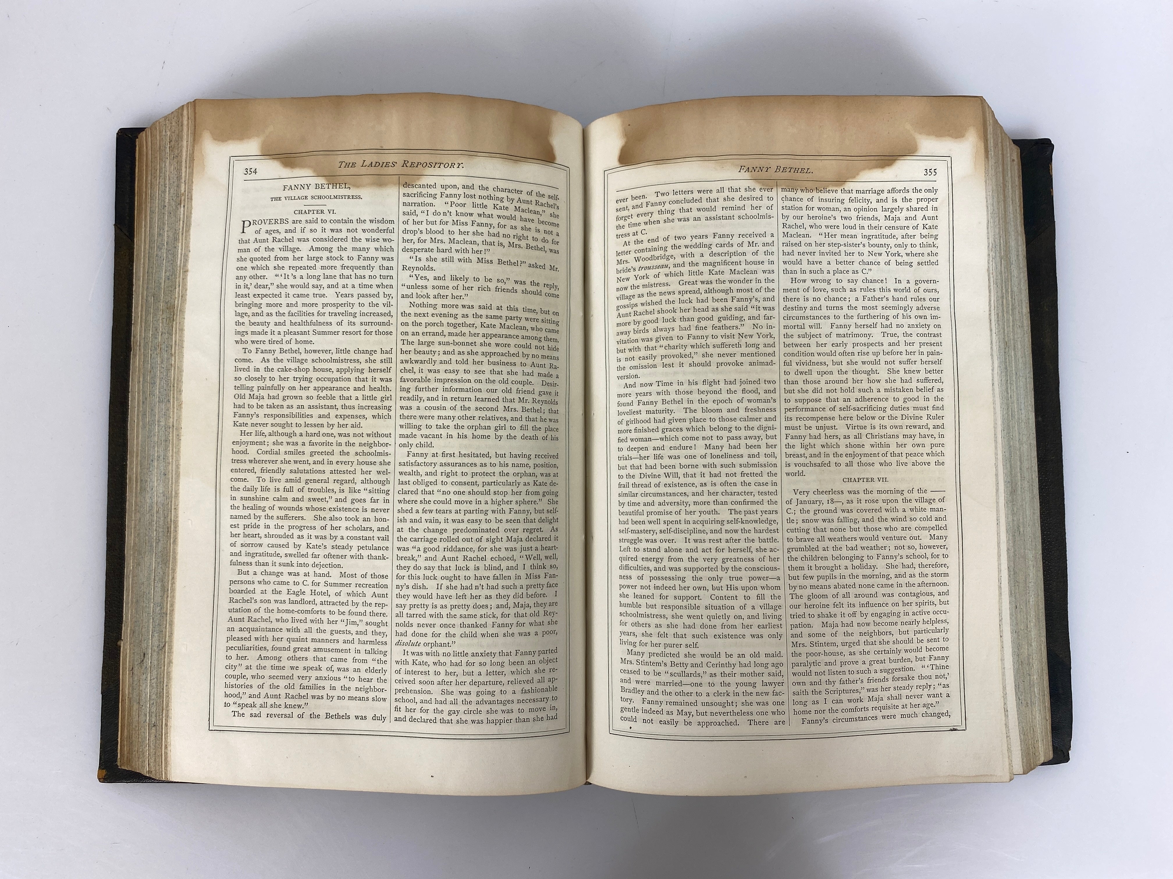 3 Antique Vols: The Ladies' Repository Literature & Religion 1861-68 HC