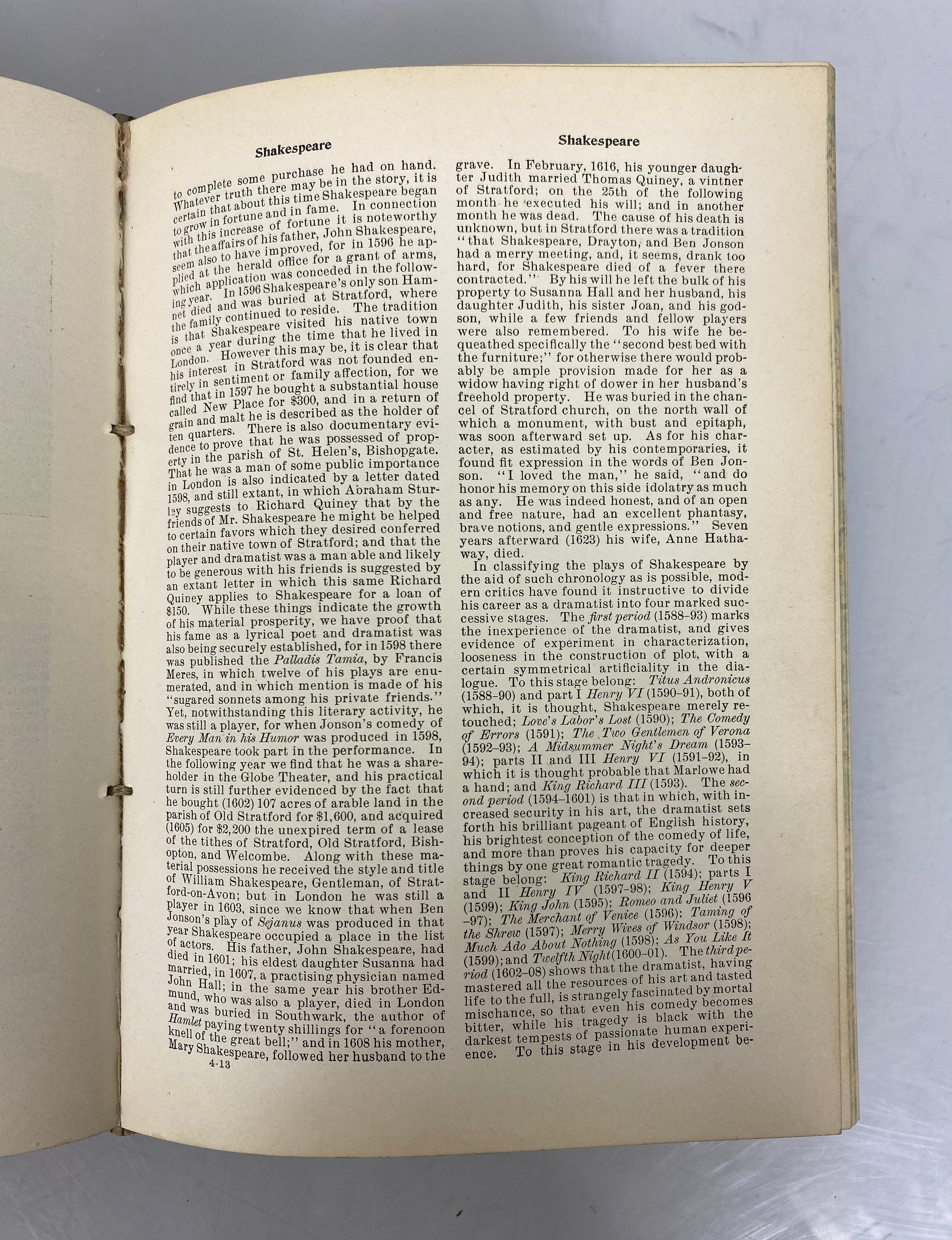 3 Antique Volumes: Hill's Practical Reference Library 1903 (I/II/IV) HC