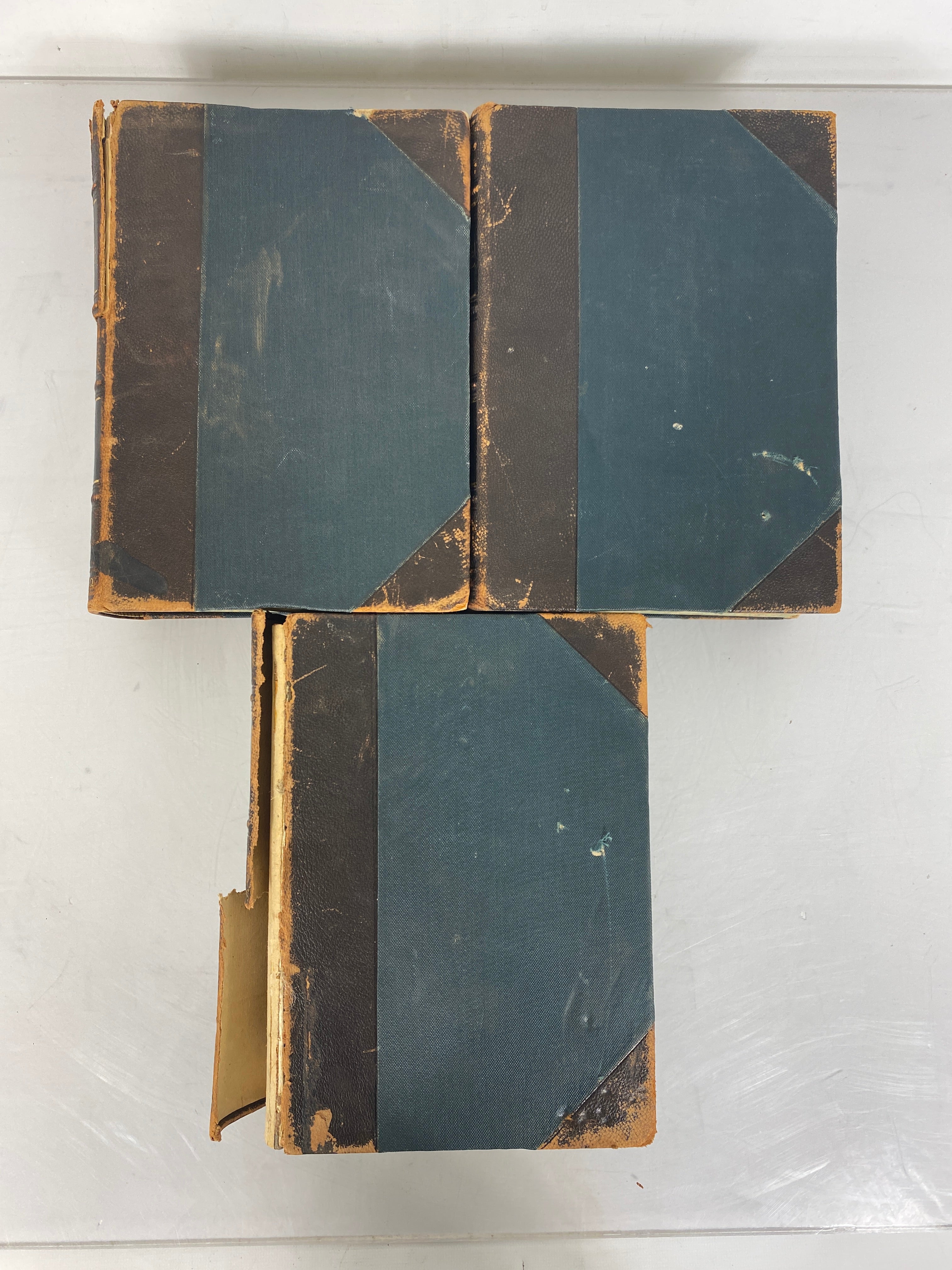 3 Antique Volumes: Hill's Practical Reference Library 1903 (I/II/IV) HC