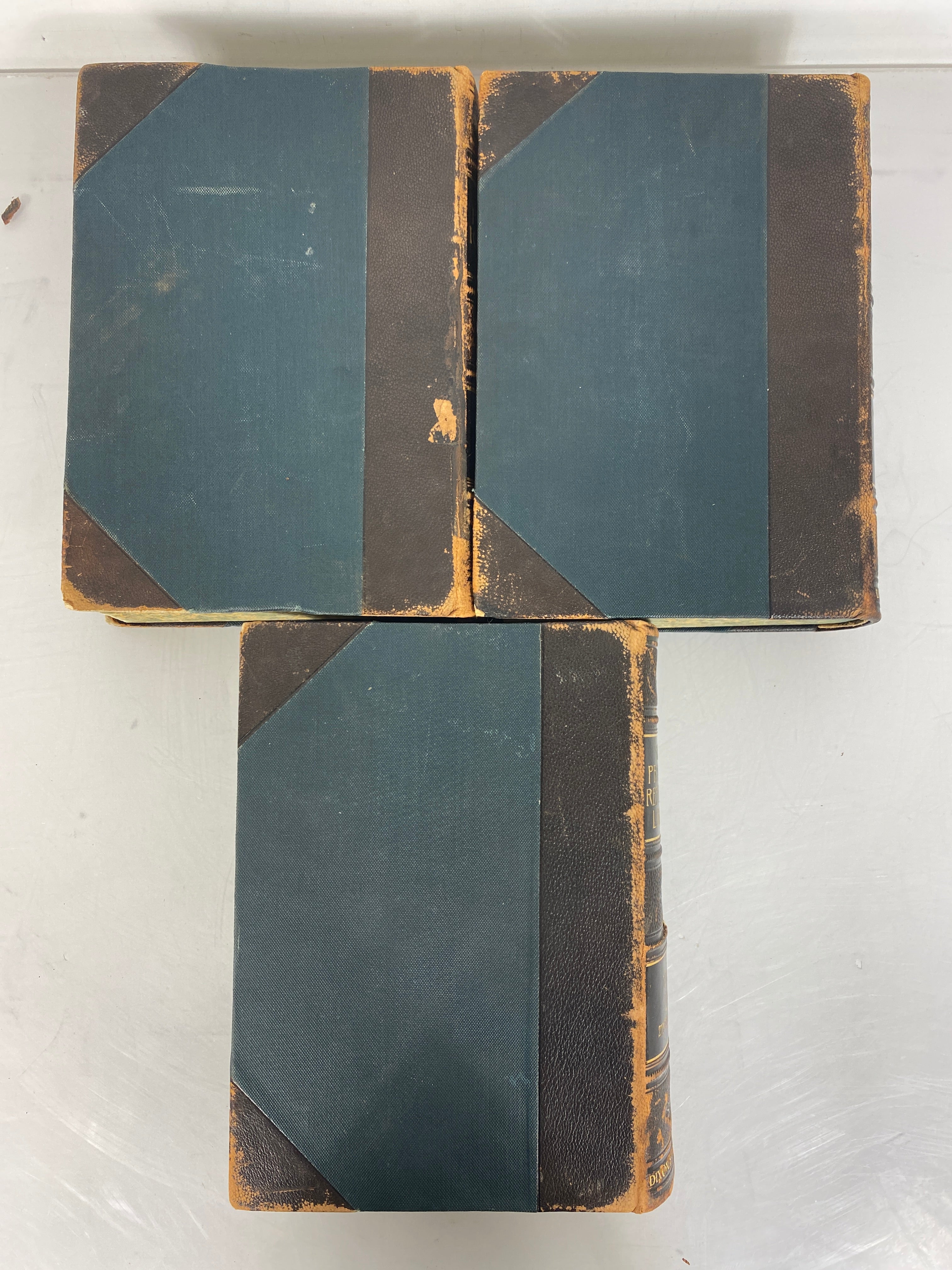 3 Antique Volumes: Hill's Practical Reference Library 1903 (I/II/IV) HC