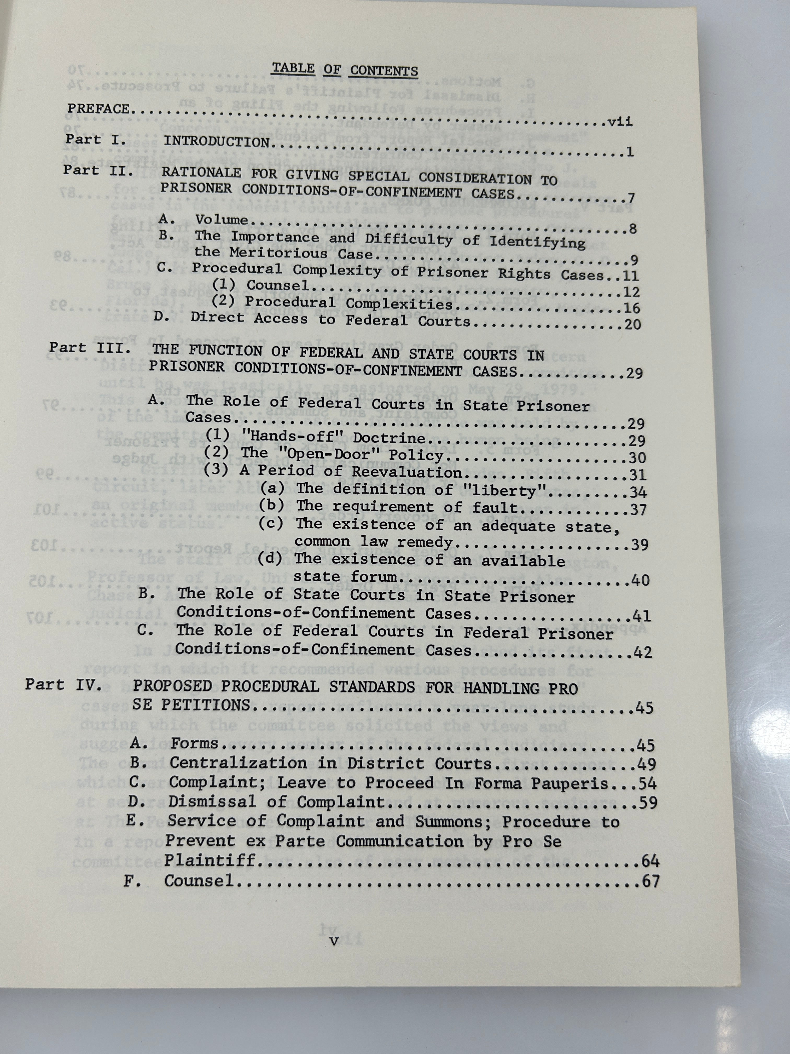 3 Federal Judiciary Center SC: Prisoner Civil Rights/Magistrates/Arbitration