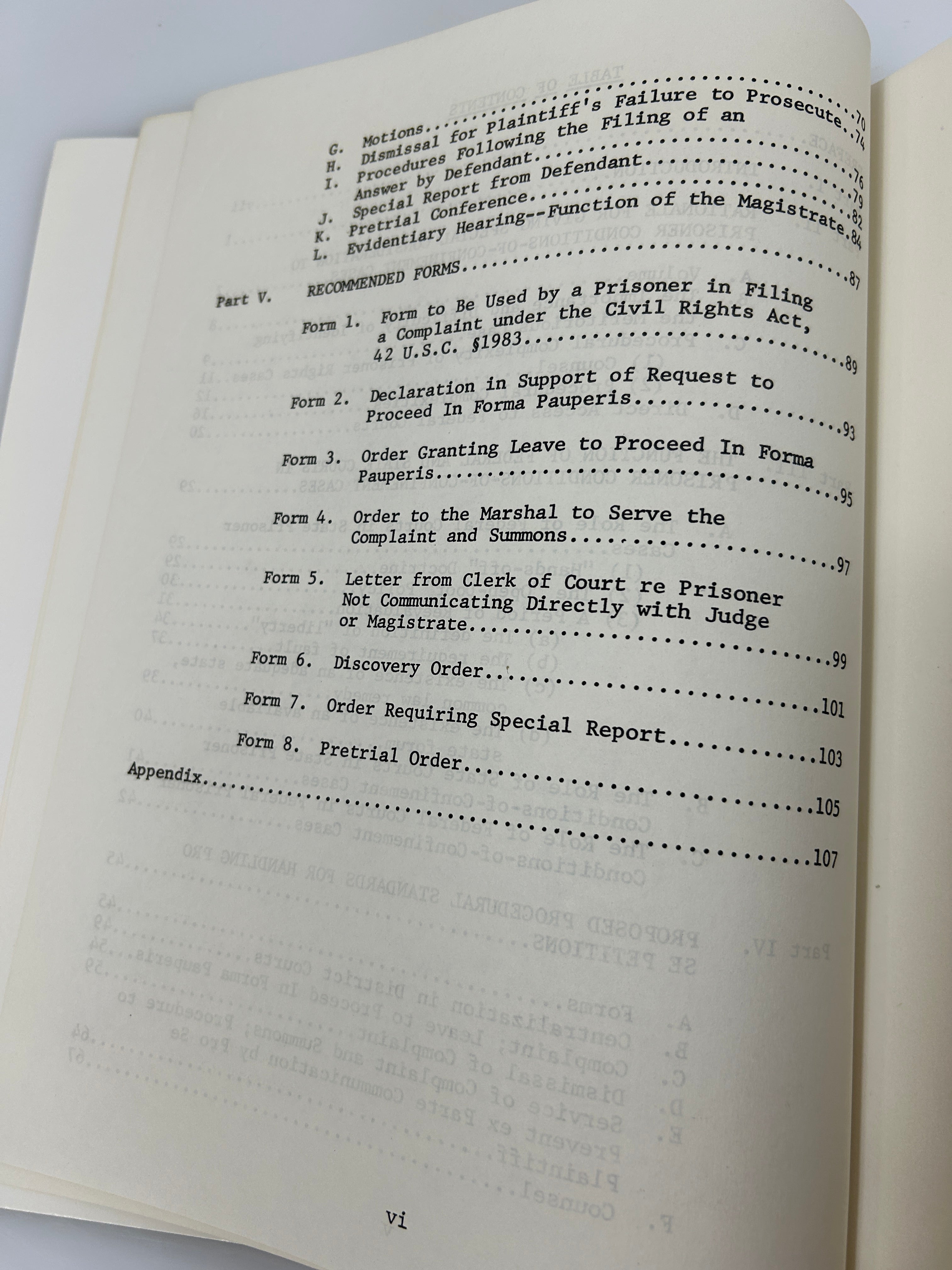 3 Federal Judiciary Center SC: Prisoner Civil Rights/Magistrates/Arbitration