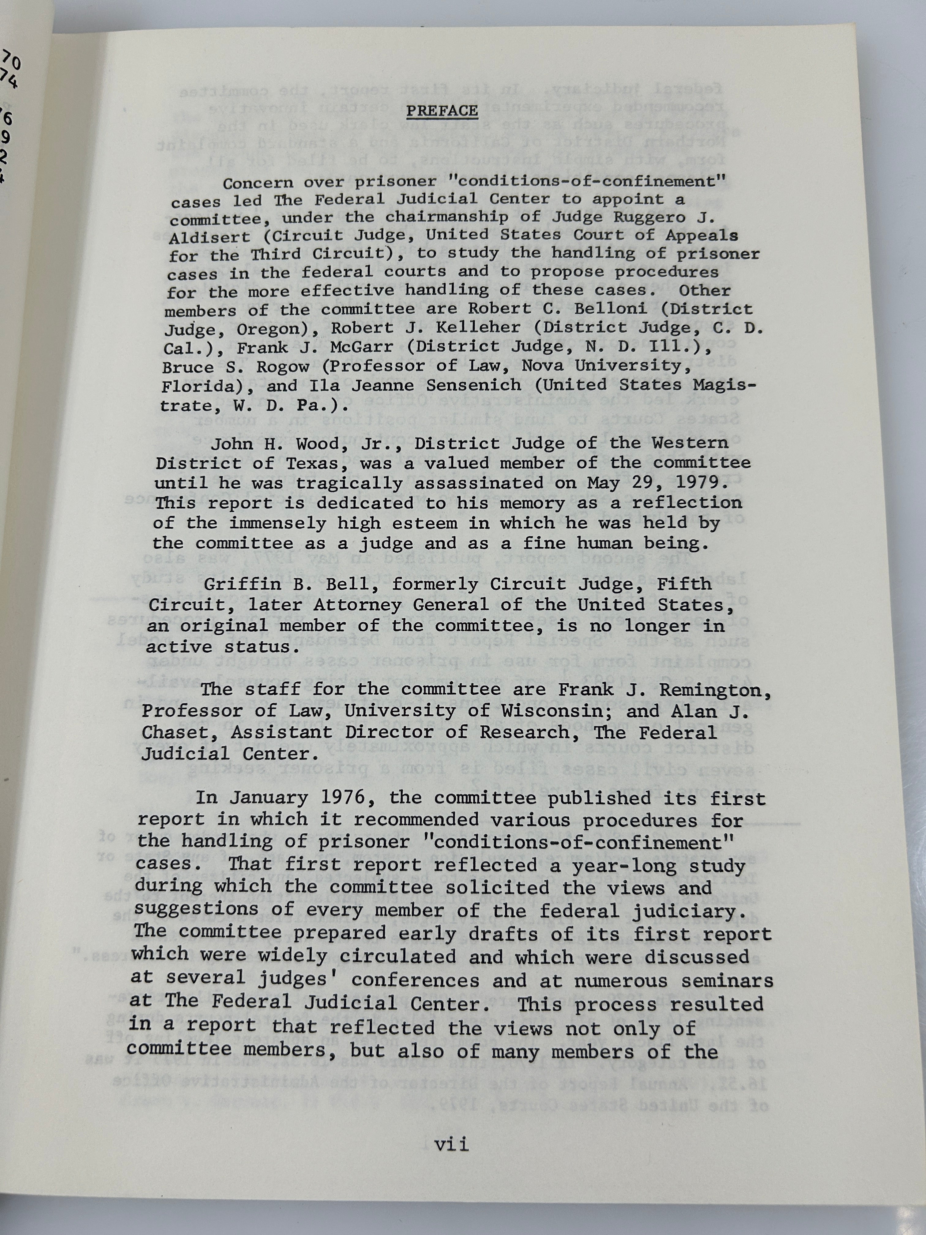 3 Federal Judiciary Center SC: Prisoner Civil Rights/Magistrates/Arbitration