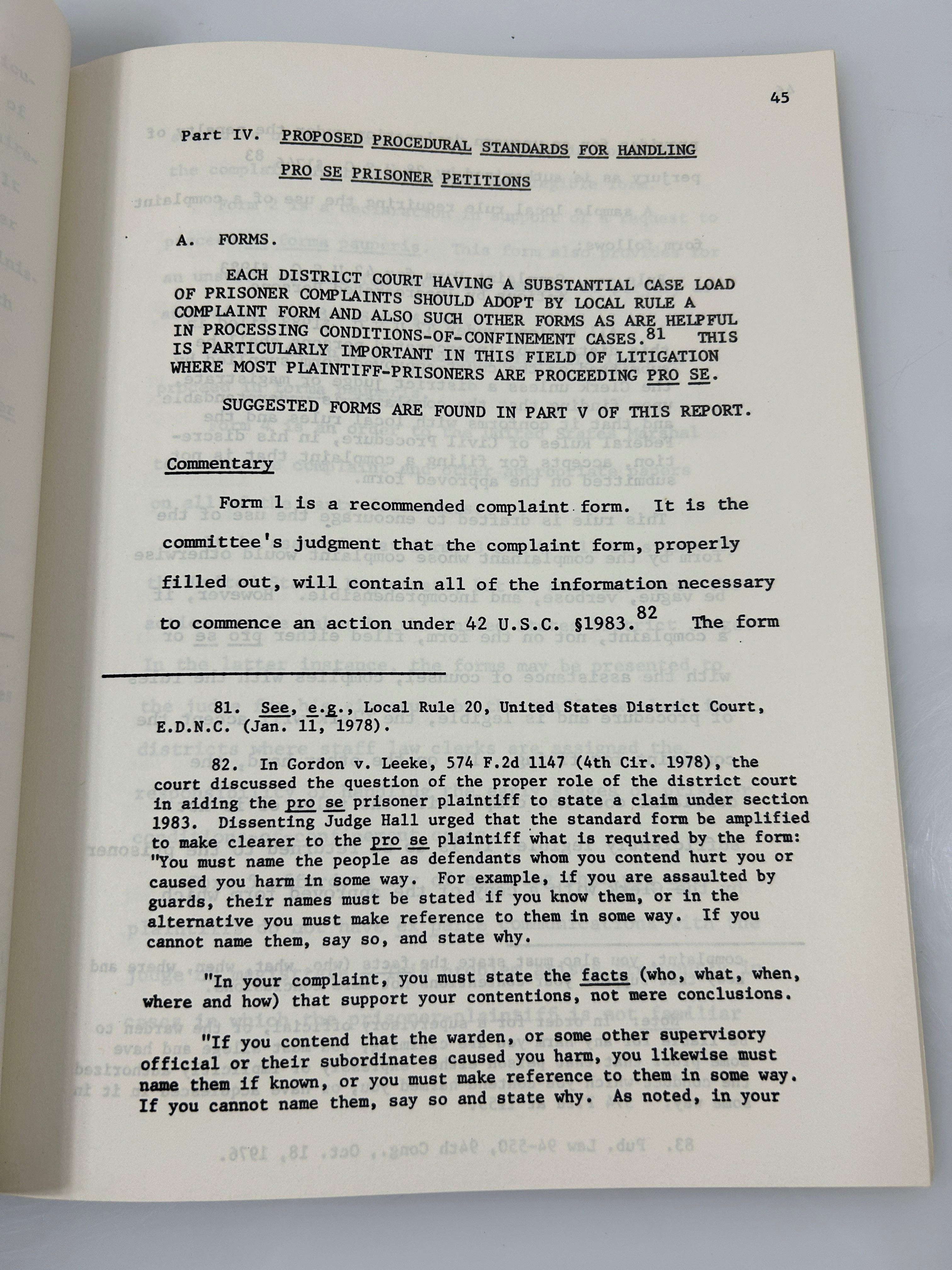 3 Federal Judiciary Center SC: Prisoner Civil Rights/Magistrates/Arbitration